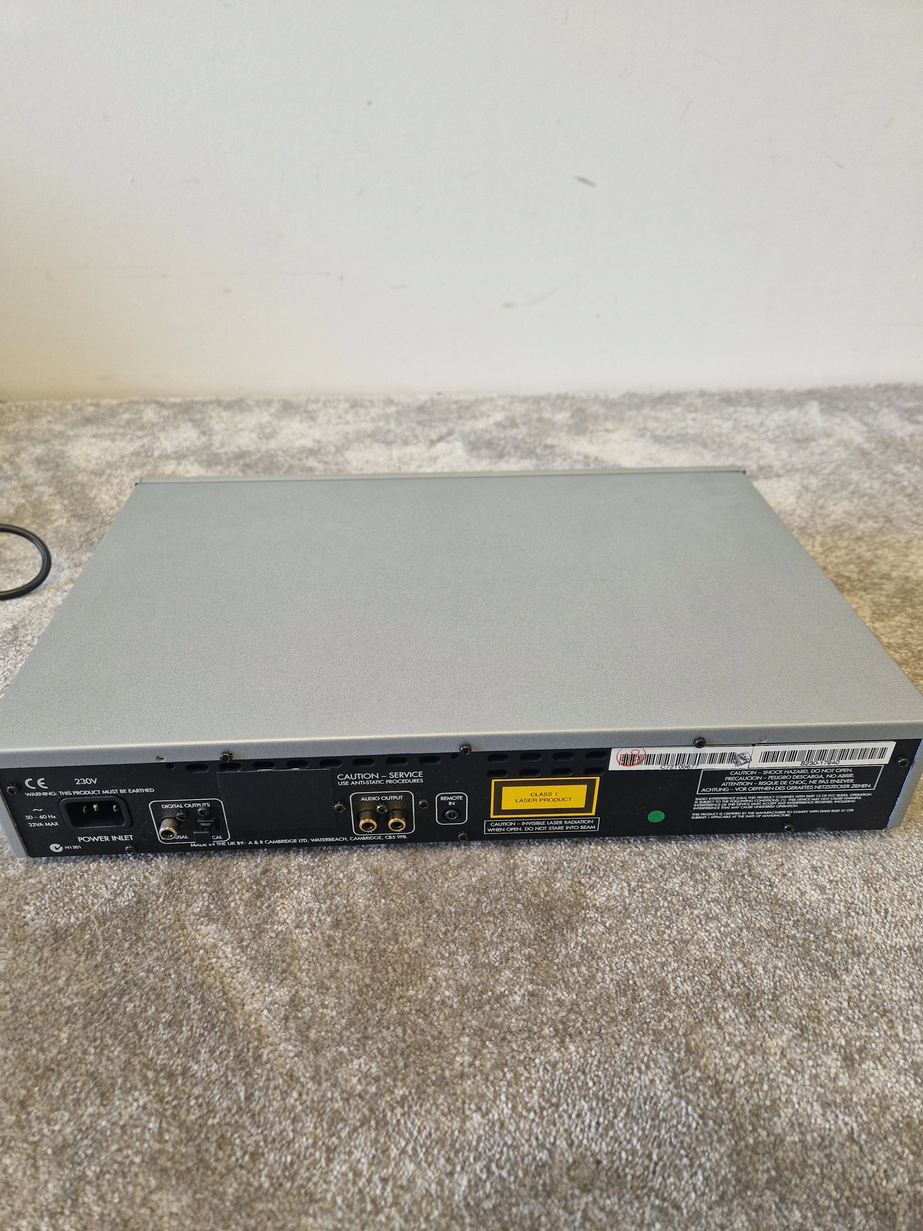 Arcam CD72 CD Player – 24-Bit Burr-Brown DAC, Optical/Coaxial Out – Excellent w/ Original Box - Image 7