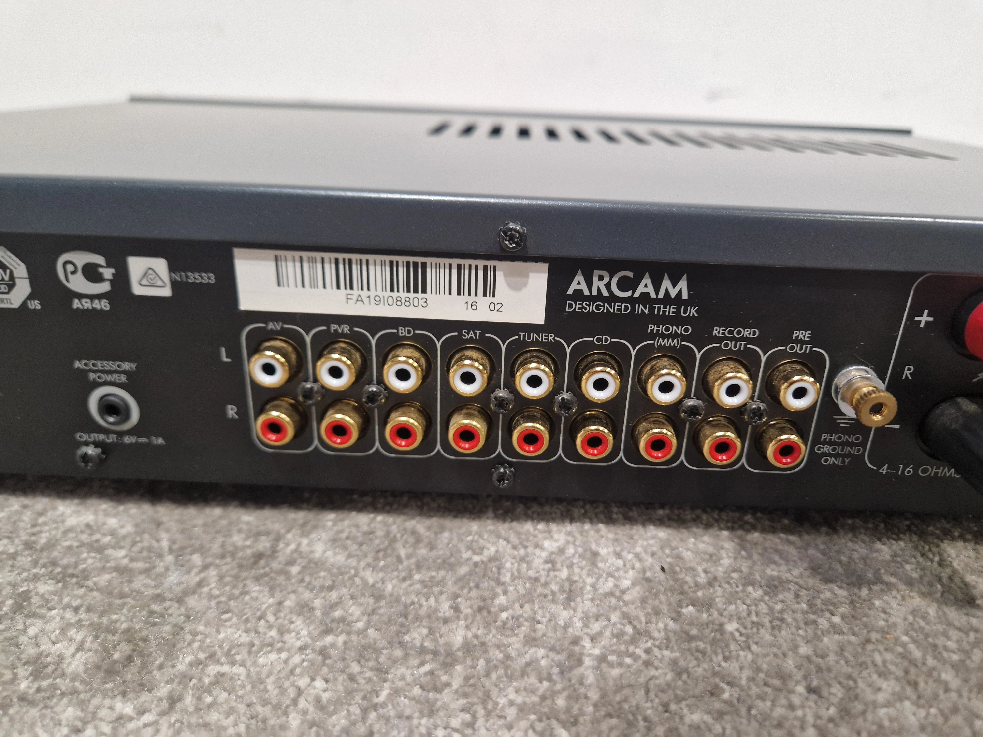 Arcam FMJ A19 Integrated Amplifier - 200W per Channel, Class G Technology - Excellent w/ Original Box & Power Supply & remote control - Image 12