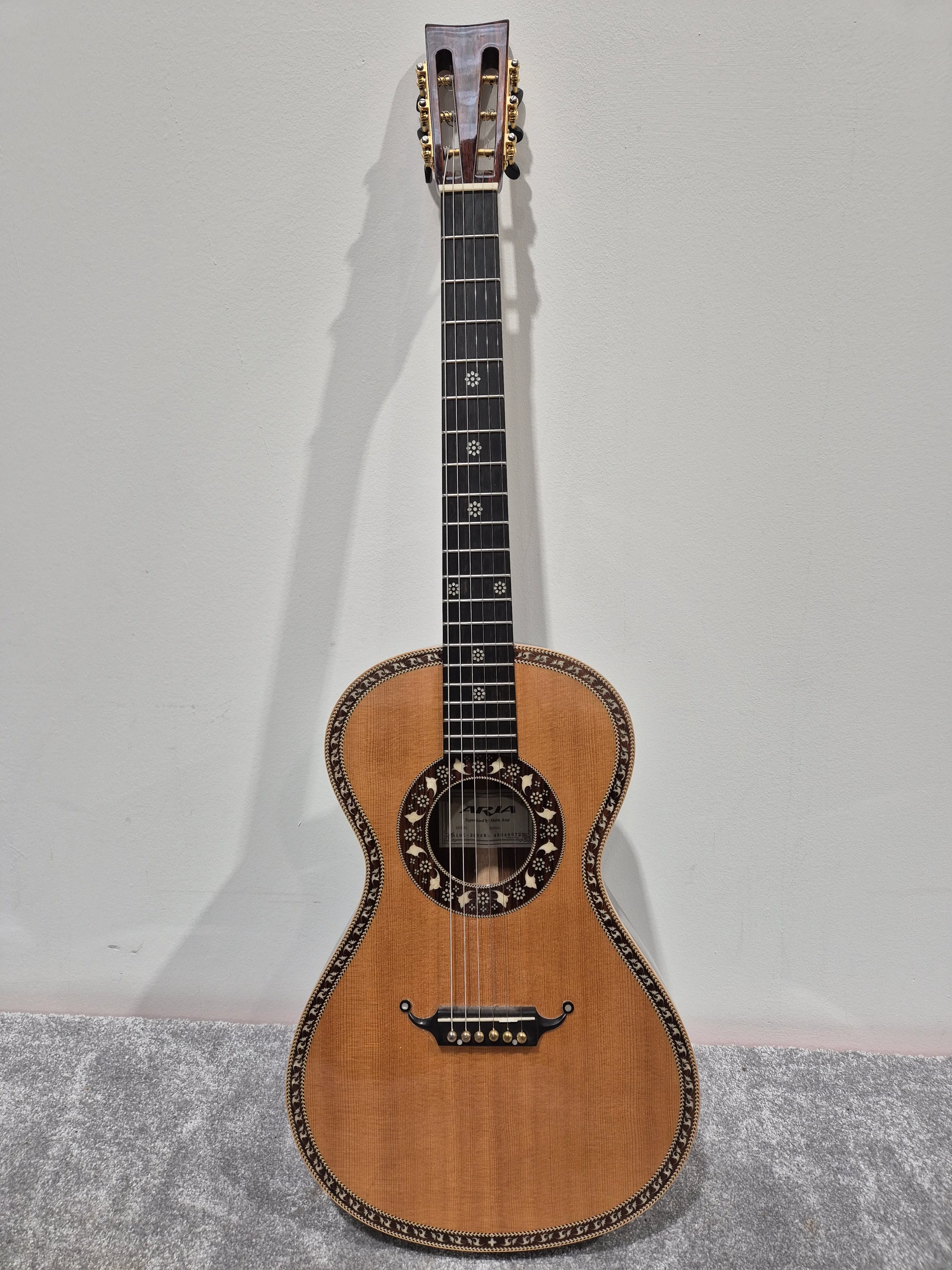 Aria A19C-200N - Classical Acoustic Parlor Guitar - Image 2