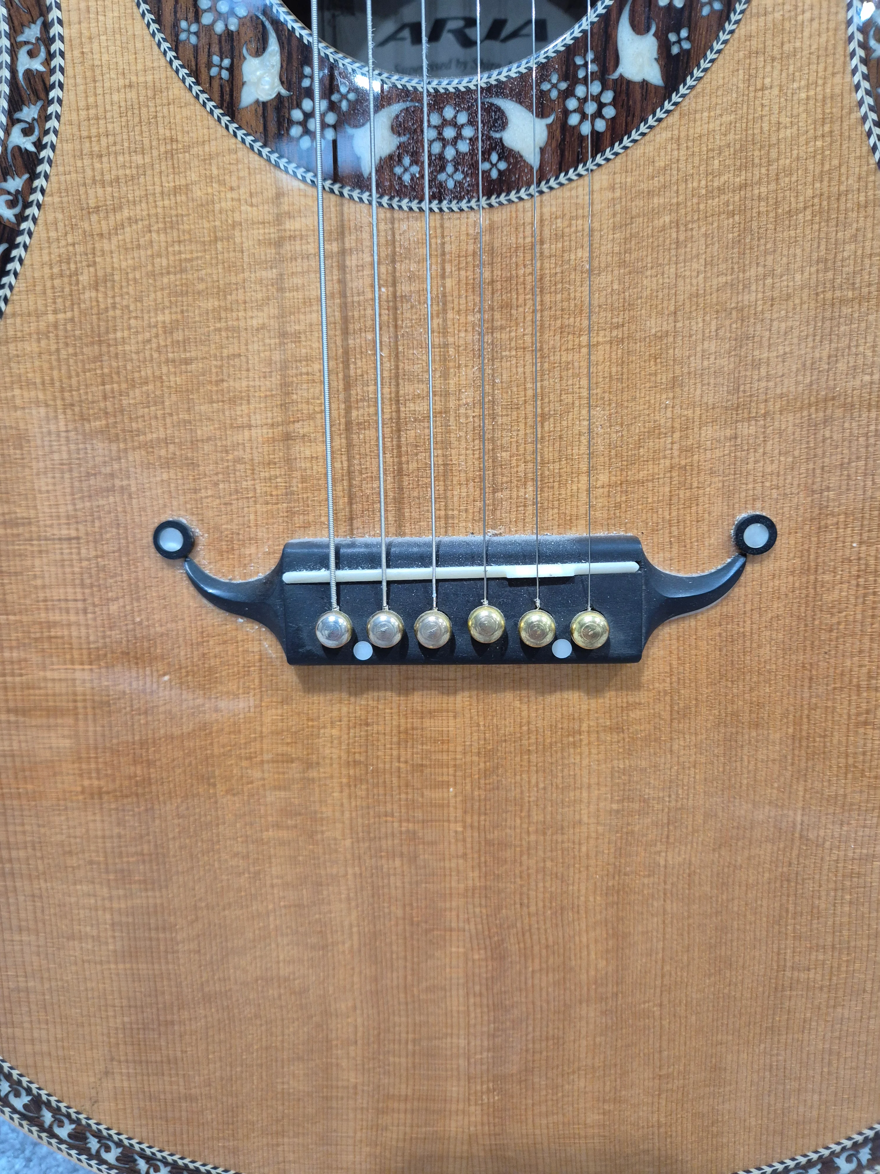 Aria A19C-200N - Classical Acoustic Parlor Guitar - Image 3