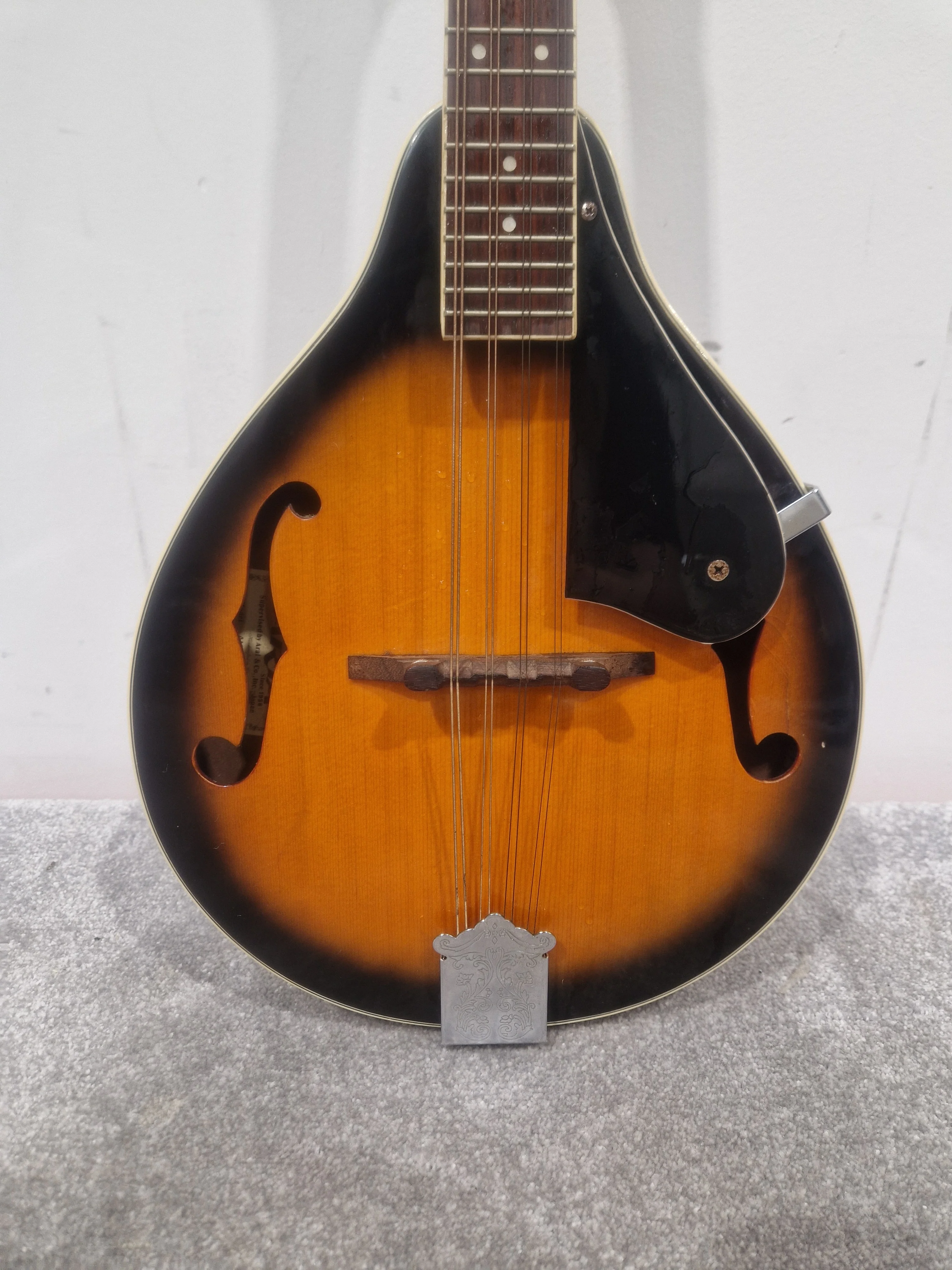 Aria Am-20 A-style Acoustic Mandolin - Spruce Top, Mahogany Back - Good - Image 2