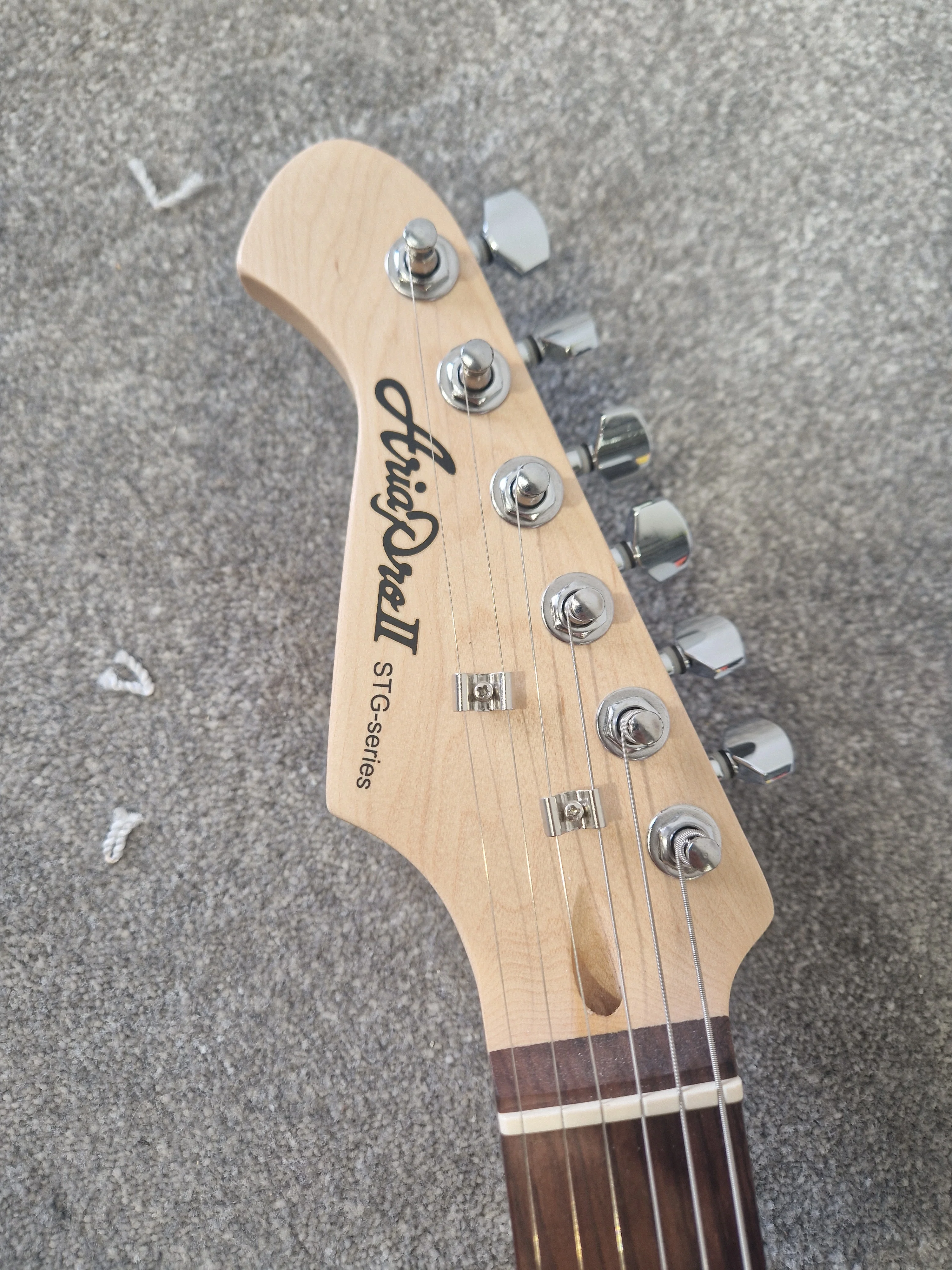 Aria Pro II STG-003LH (Left Handed)  – SSS Pickup Layout - Excellent - Image 10