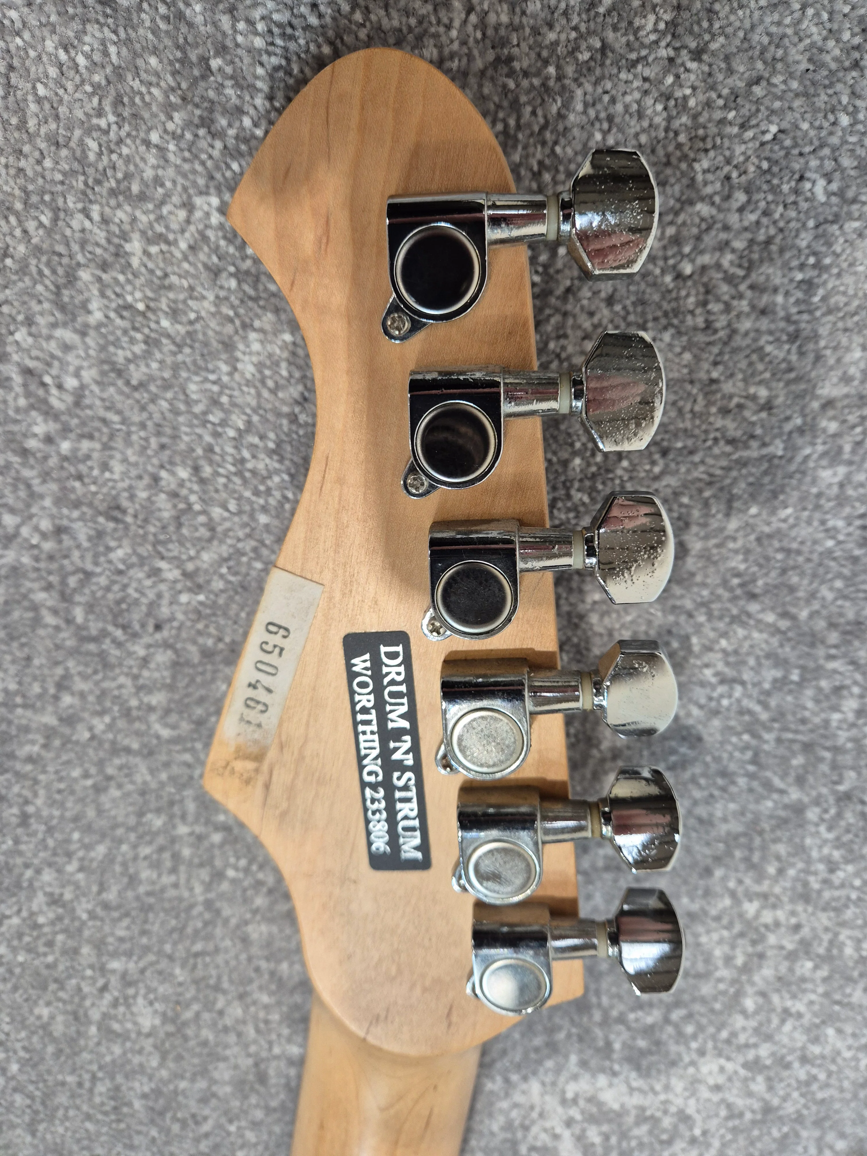 Aria STG Series - Strat Style Electric Guitar - Custom Pickguard - Image 6