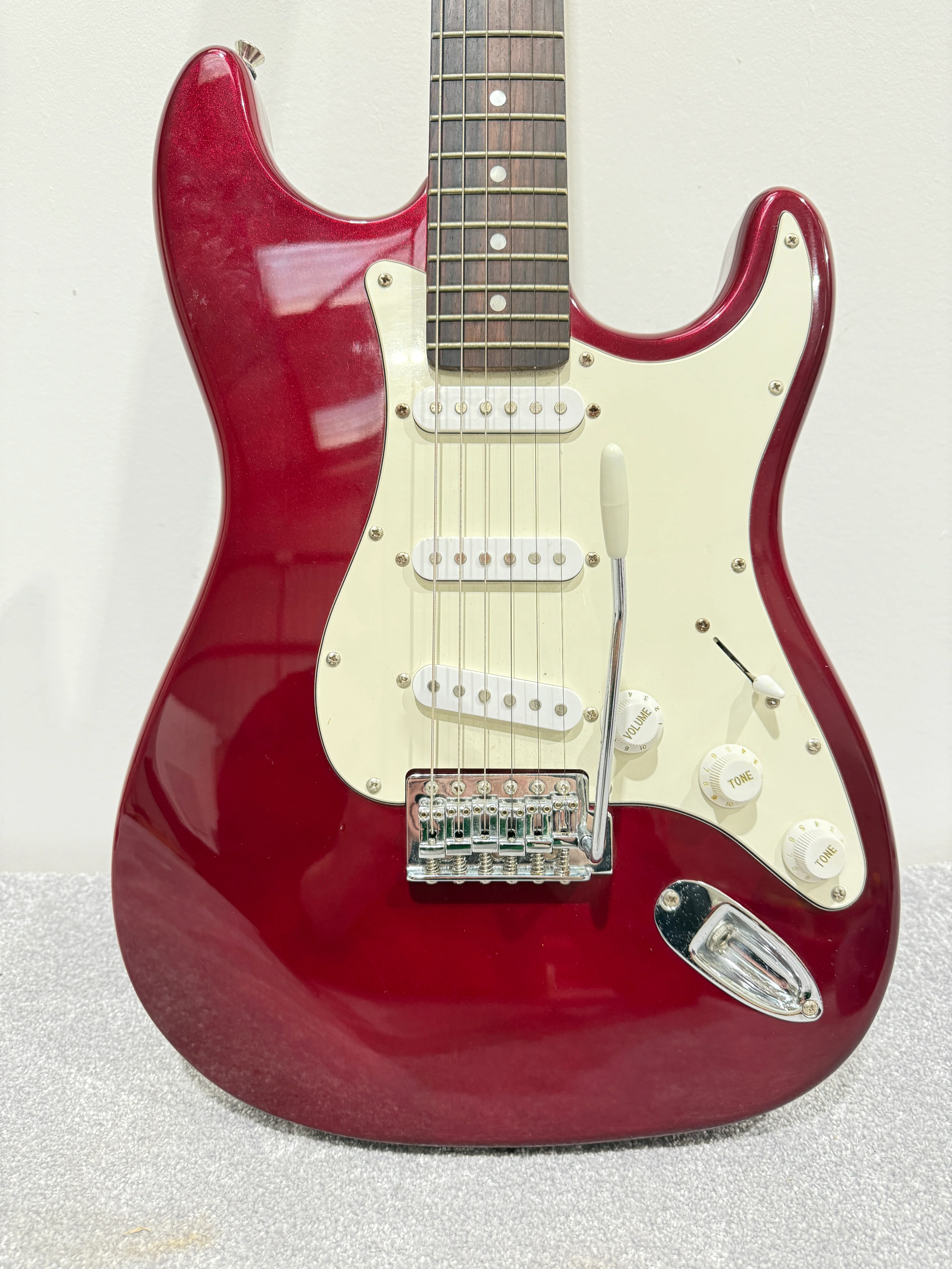 Aria STG Series Stratocaster Style - Red Electric Guitar