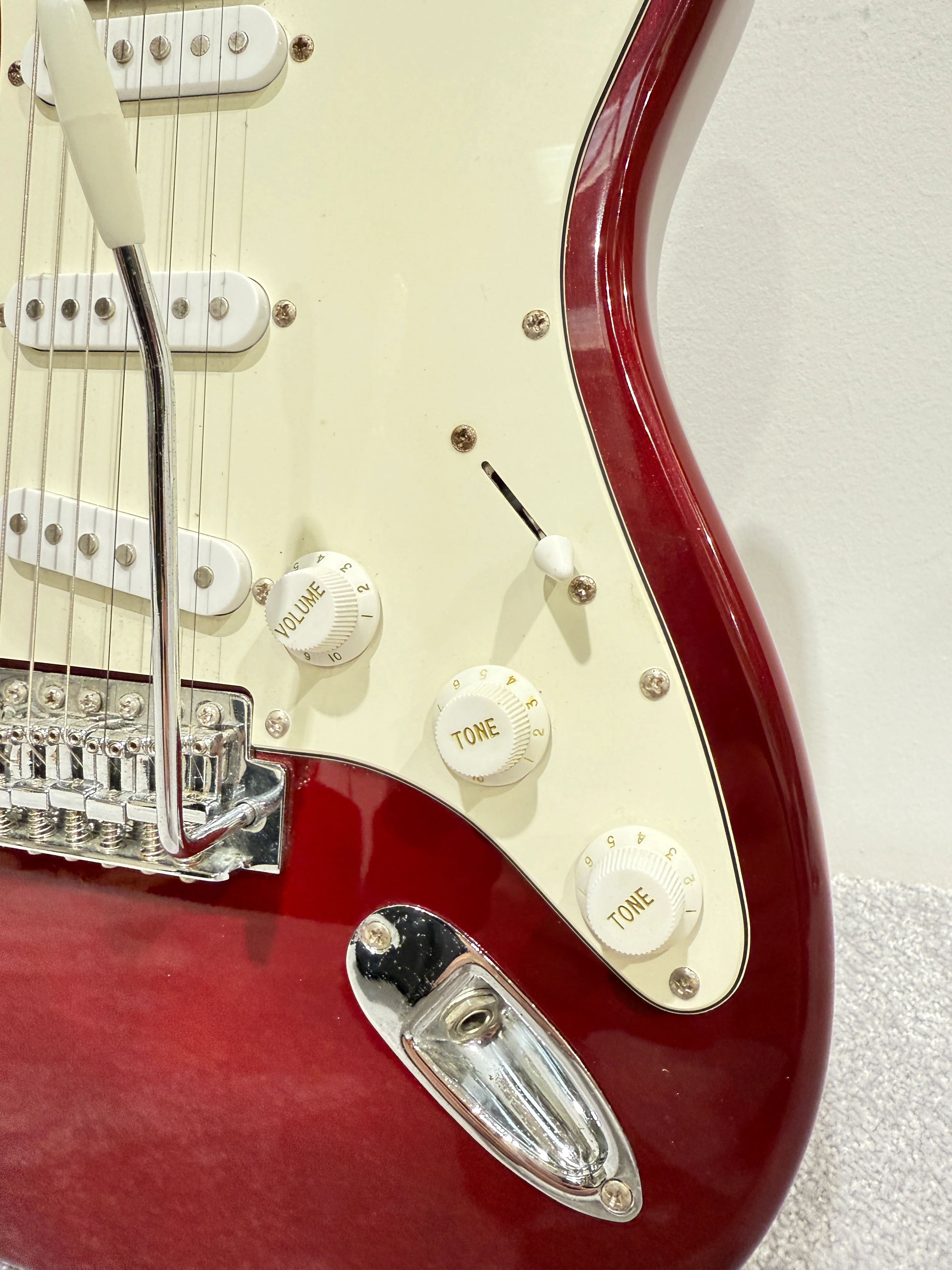 Aria STG Series Stratocaster Style - Red Electric Guitar - Image 4