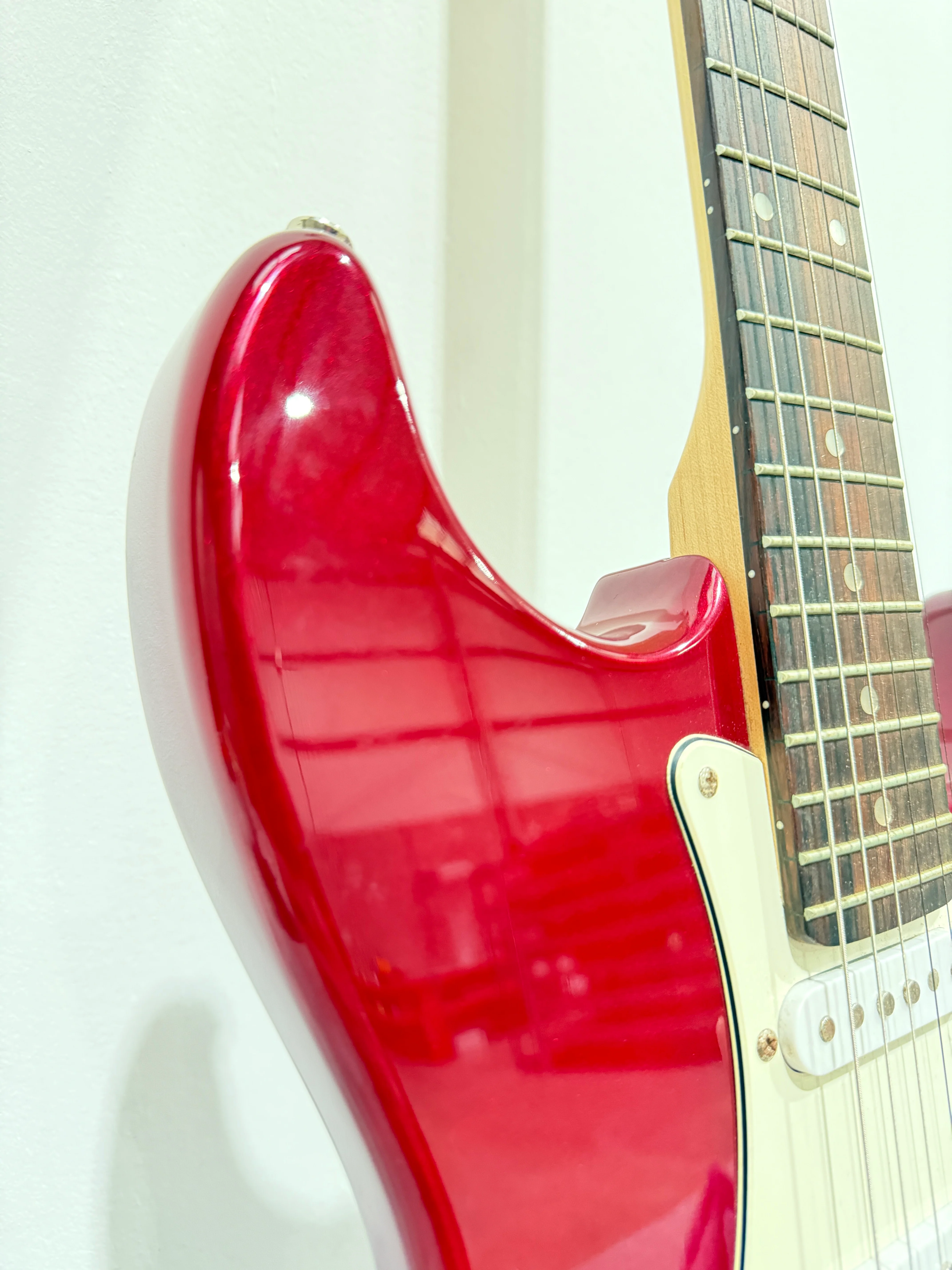 Aria STG Series Stratocaster Style - Red Electric Guitar - Image 5