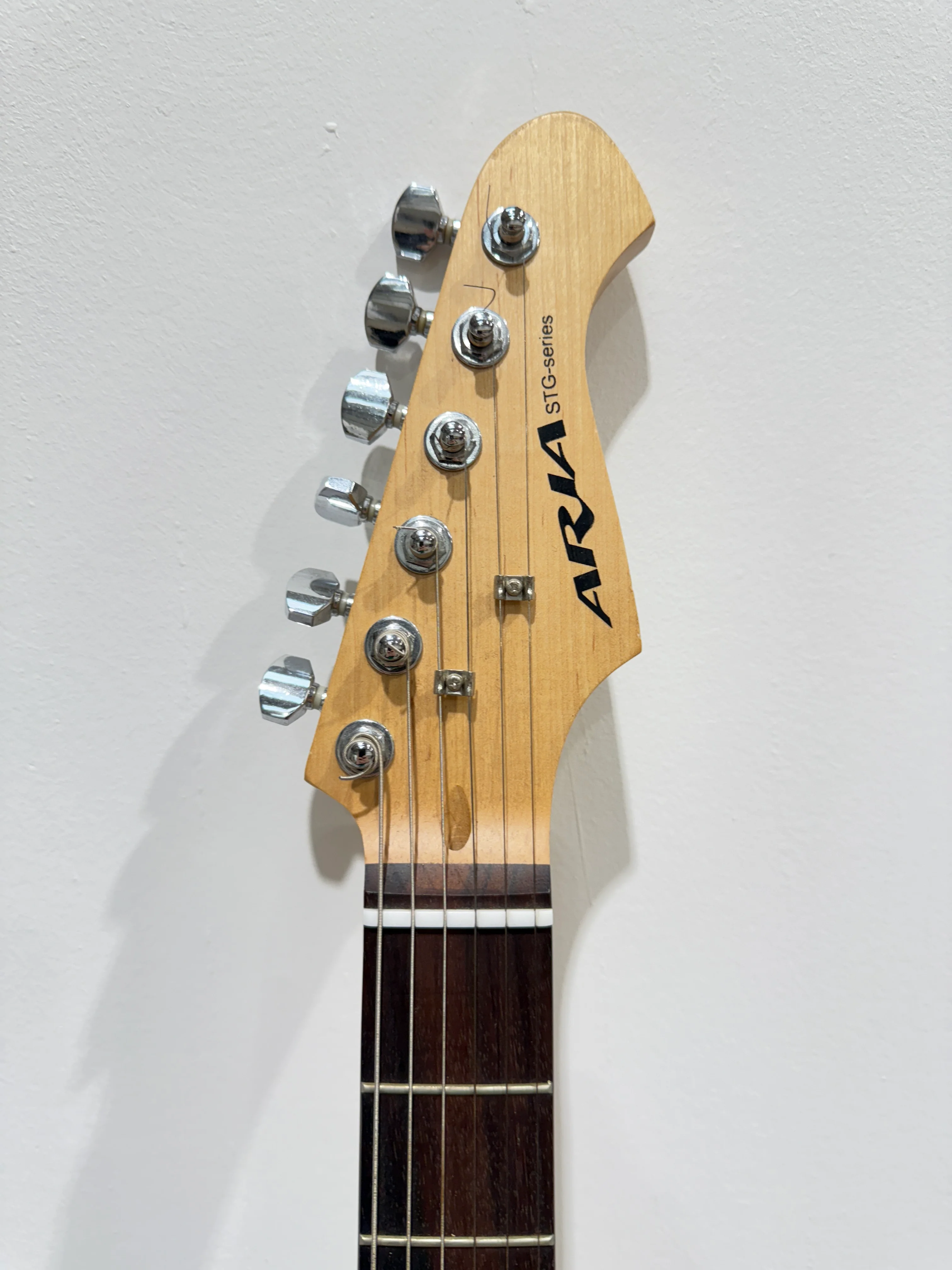 Aria STG Series Stratocaster Style - Red Electric Guitar - Image 9
