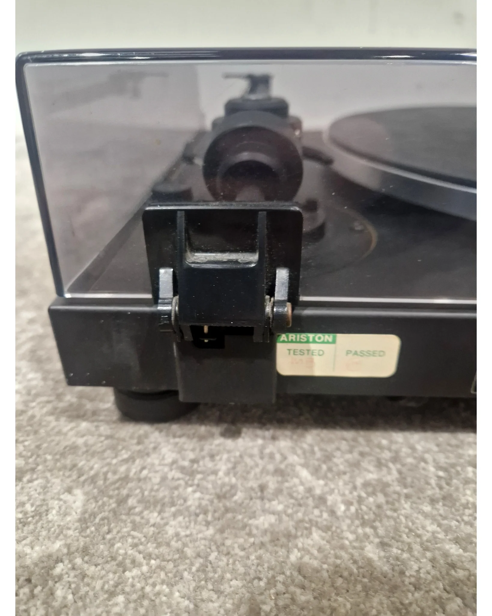 Ariston Q Deck Turntable - Black Turntable - Audiophile Quality - Very Good w/ Original Box & New Needle - Image 4