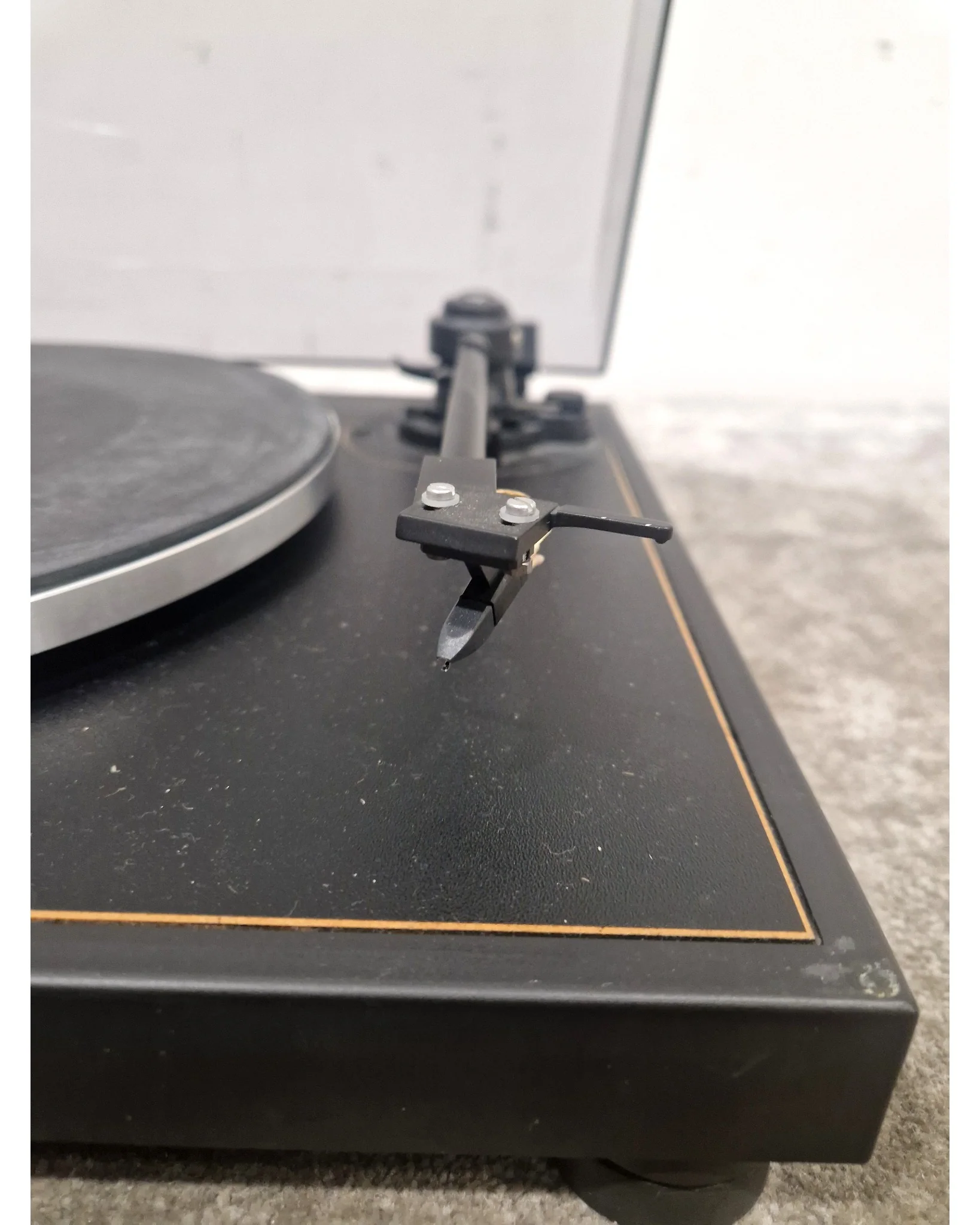 Ariston Q Deck Turntable - Black Turntable - Audiophile Quality - Very Good w/ Original Box & New Needle - Image 9