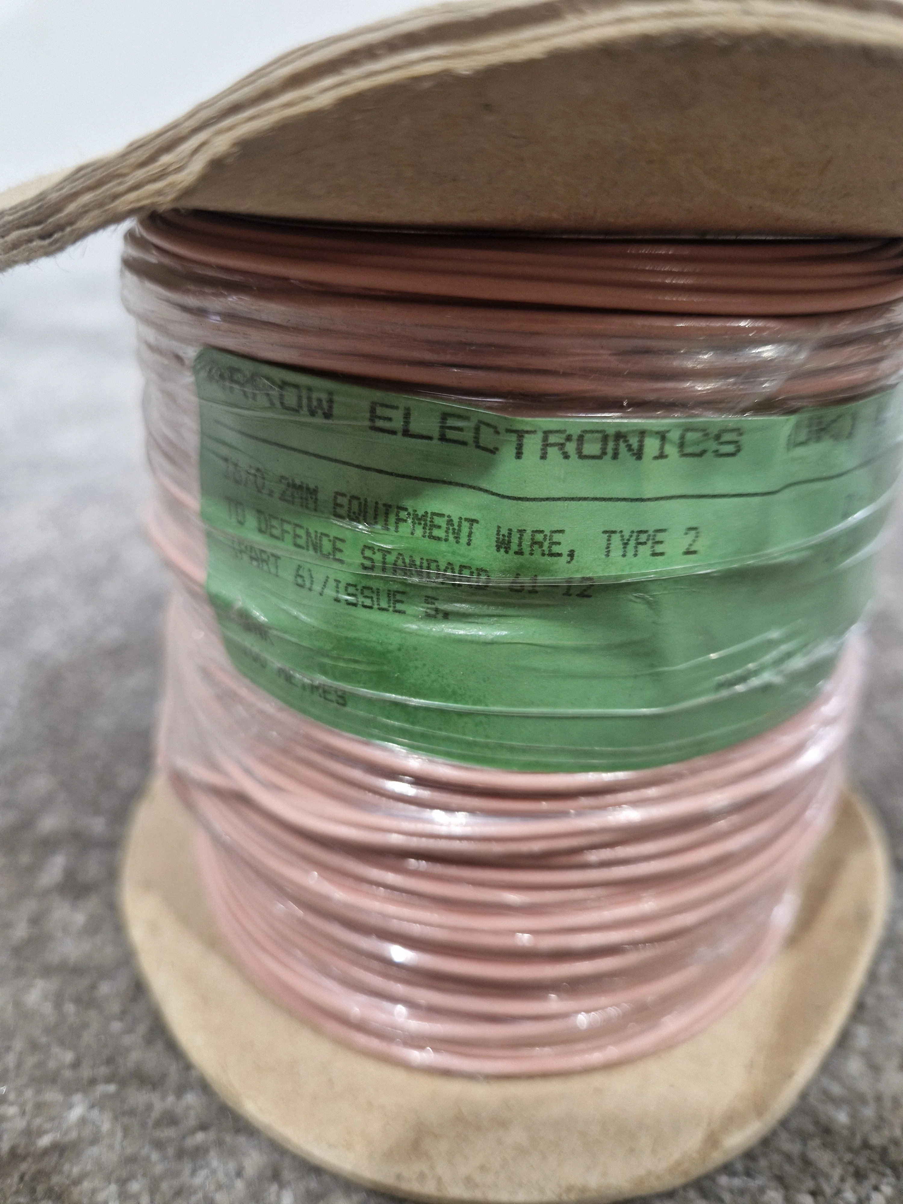 Arrow Electronics 16/0.2mm Equipment Wire Type 2 Pink 100 Metres - High-Quality Wiring - Excellent - Image 6