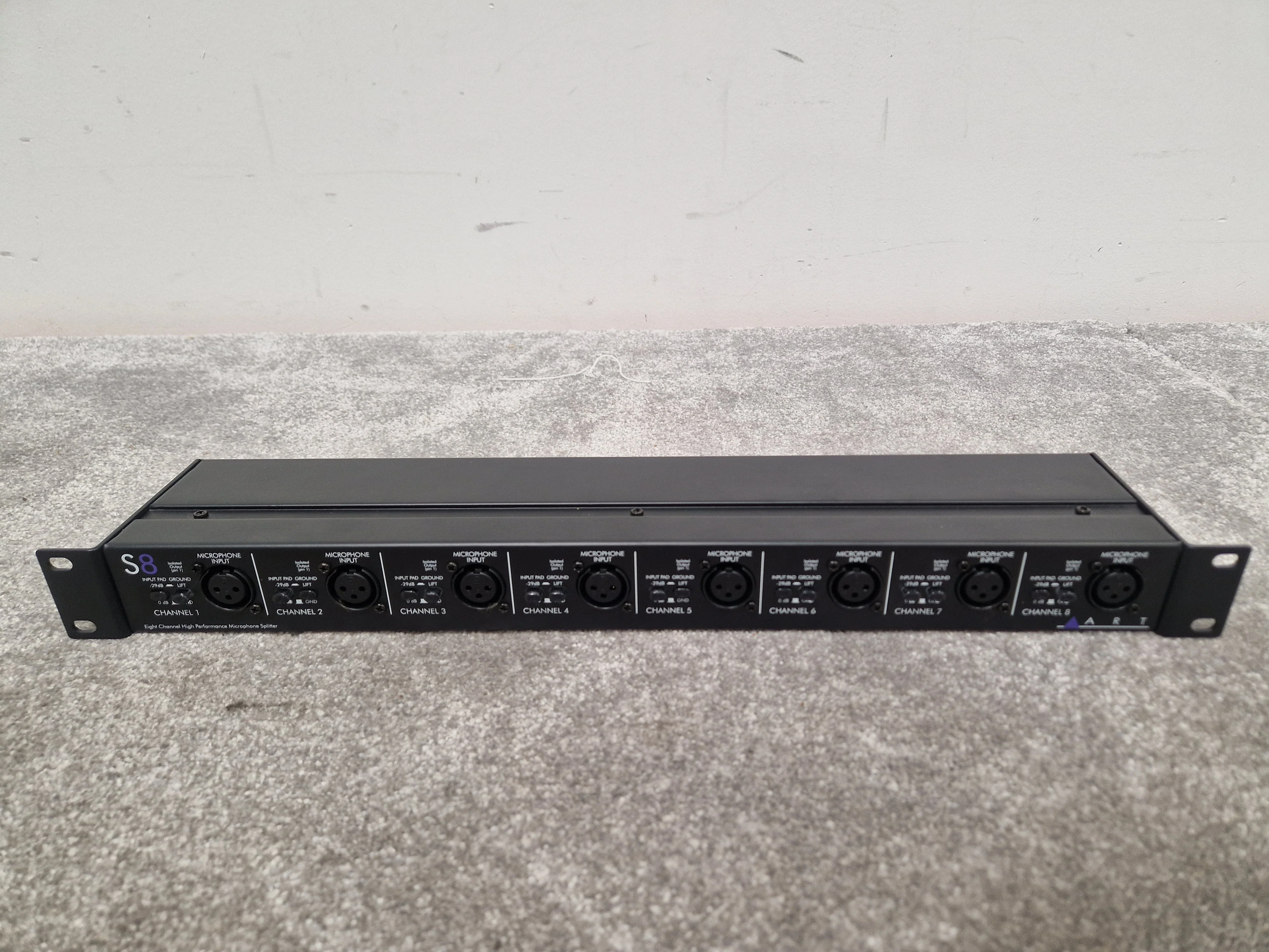 Art S8 Channel Balanced Mic Splitter - 8-Channel, Balanced Output - Excellent w/ Original Box