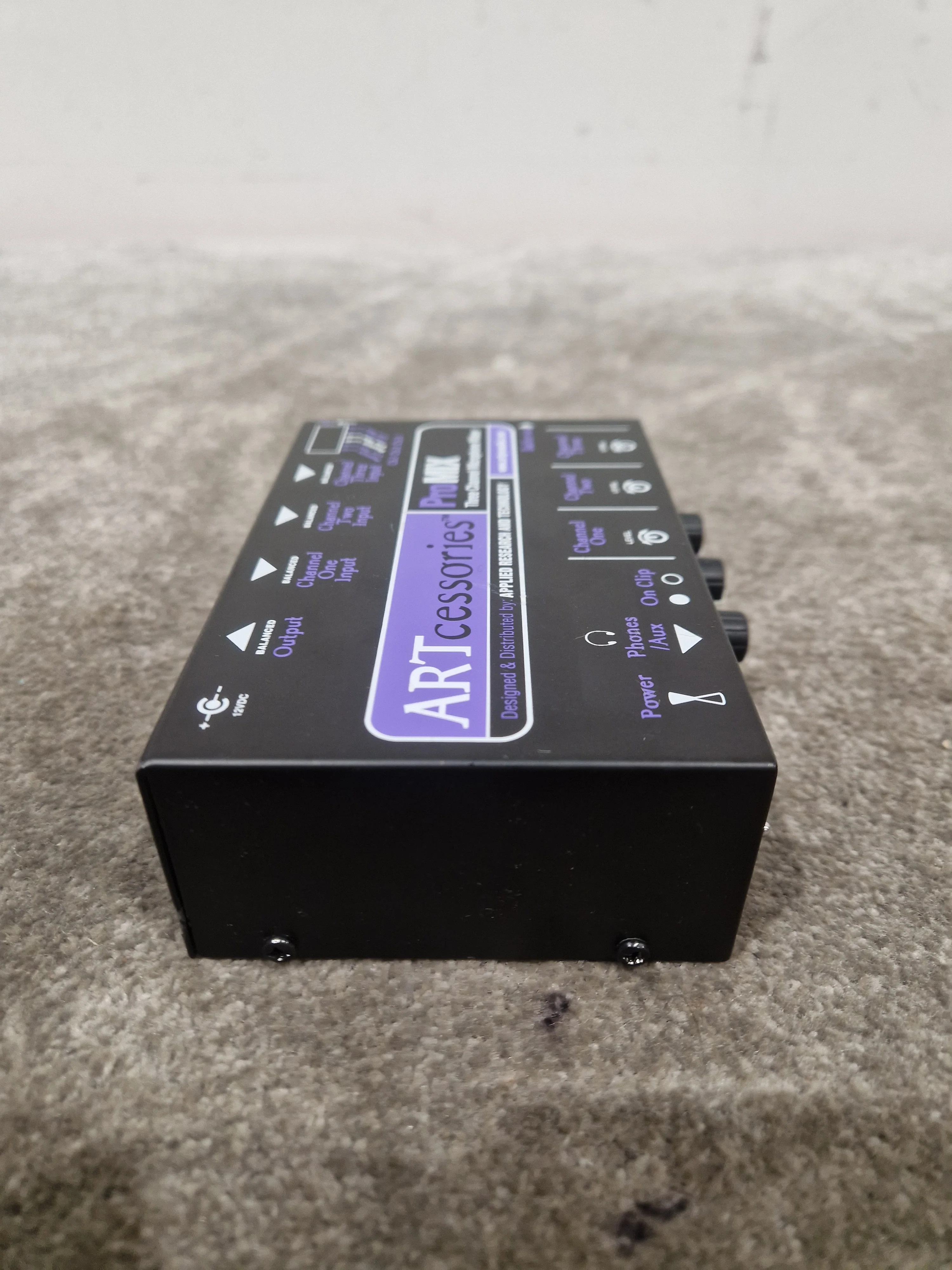 ARTcessories ProMIX - 3-Channel Microphone Mixer - Black - Excellent - Image 2