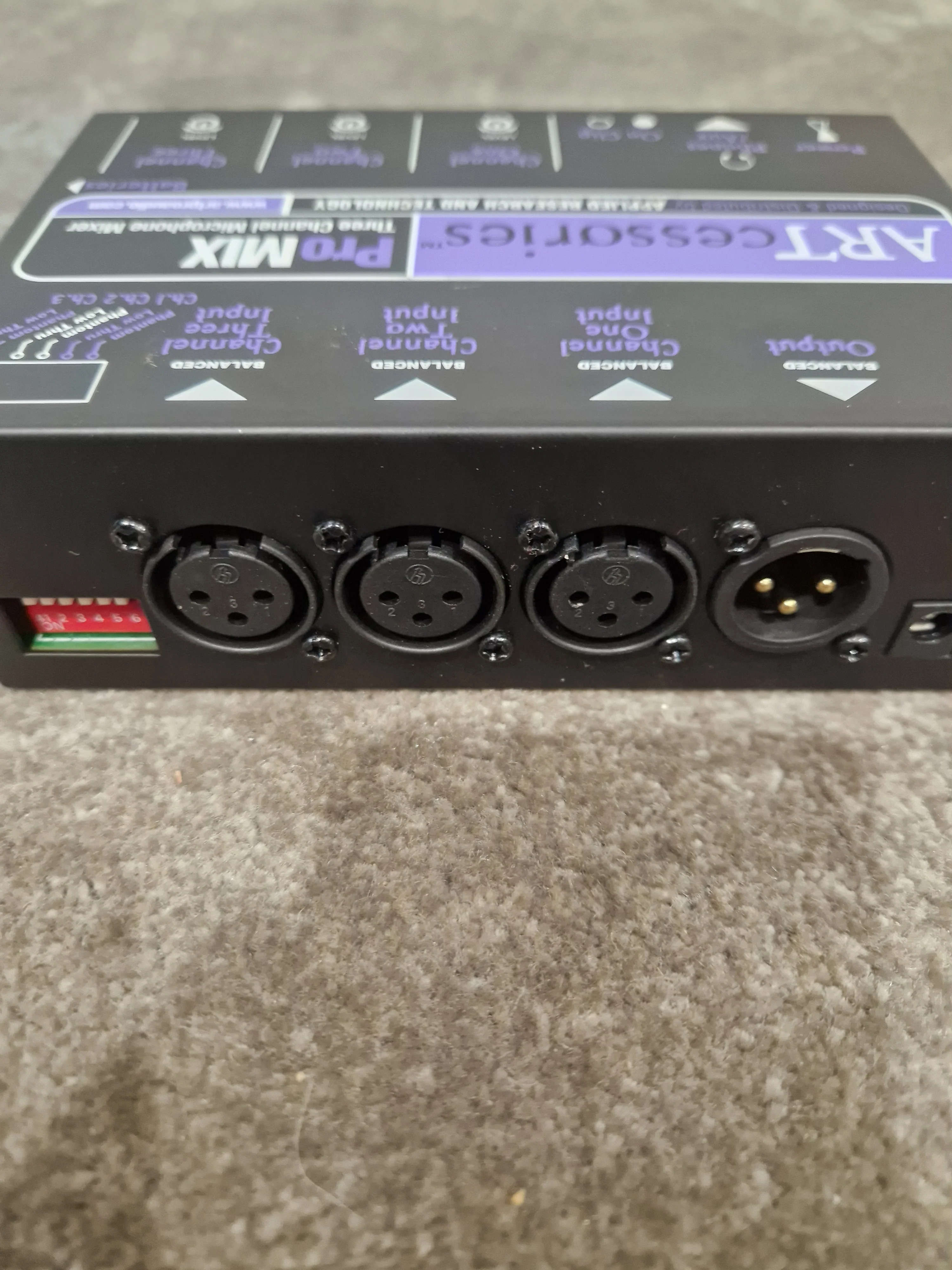 ARTcessories ProMIX - 3-Channel Microphone Mixer - Black - Excellent - Image 5
