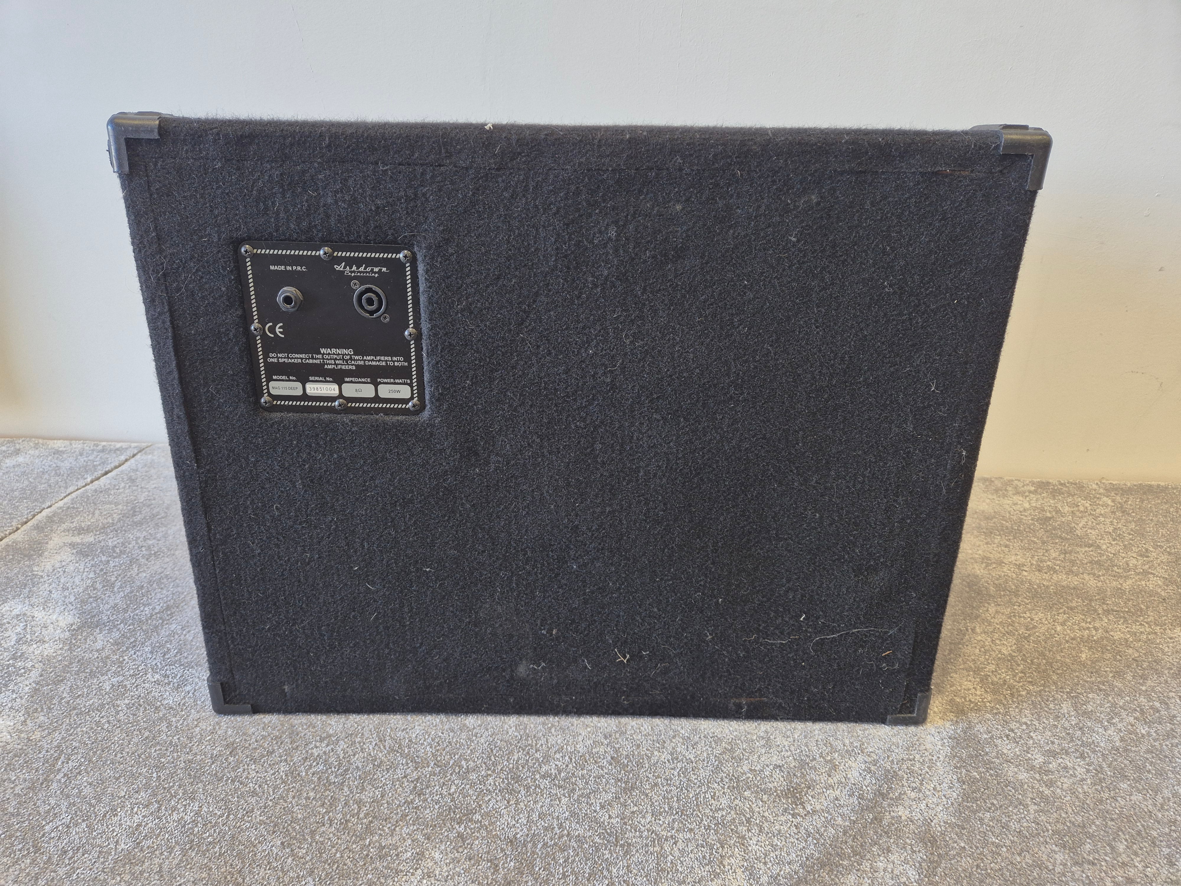 Ashdown Mag 115 Deep - 250 watts 1 x 15" Bass Amplifier Cabinet - Image 6