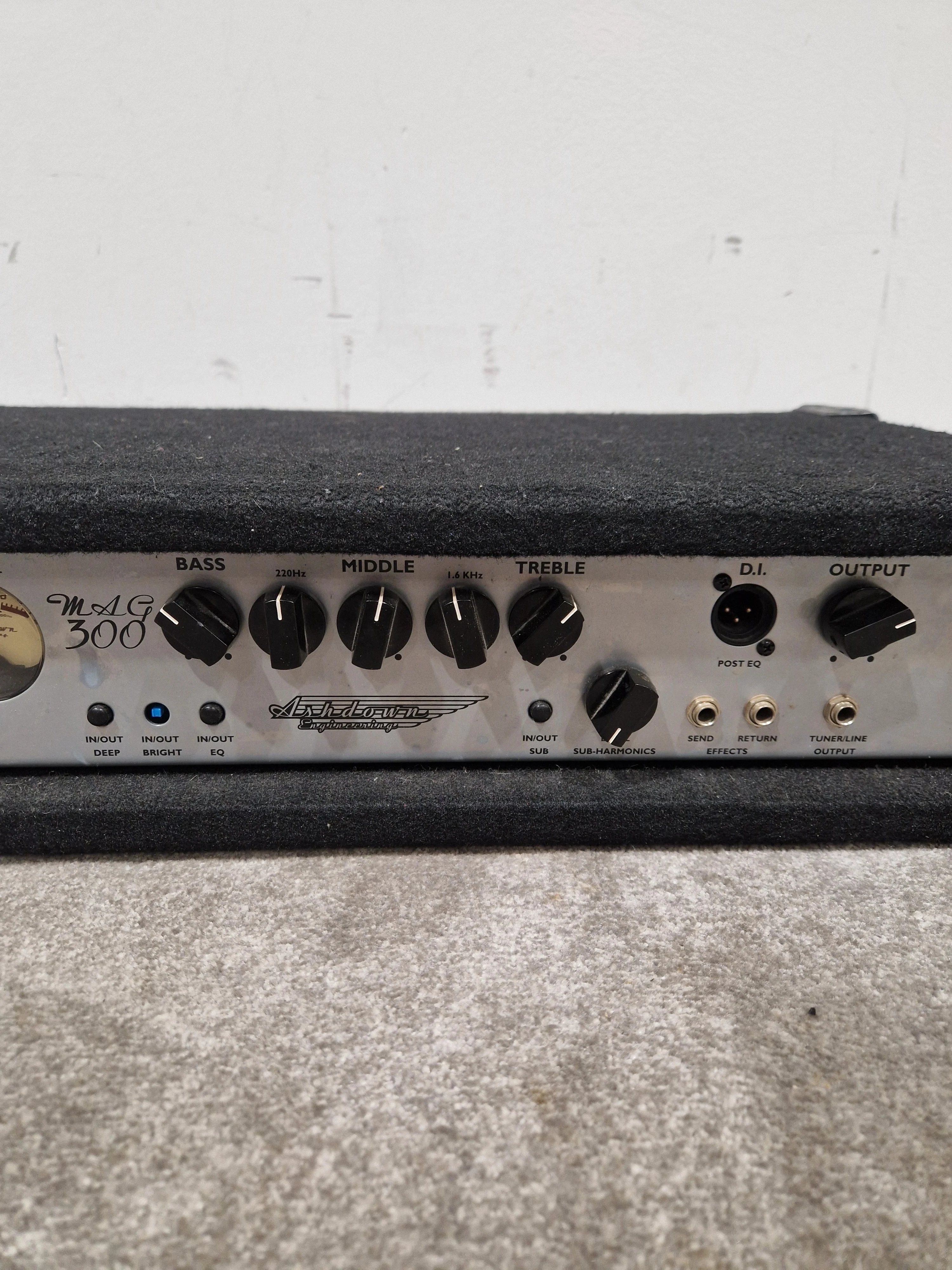 Ashdown Mag 300 AMP - 300W Bass Amplifier Head -  Good w/ Power Supply - Image 8