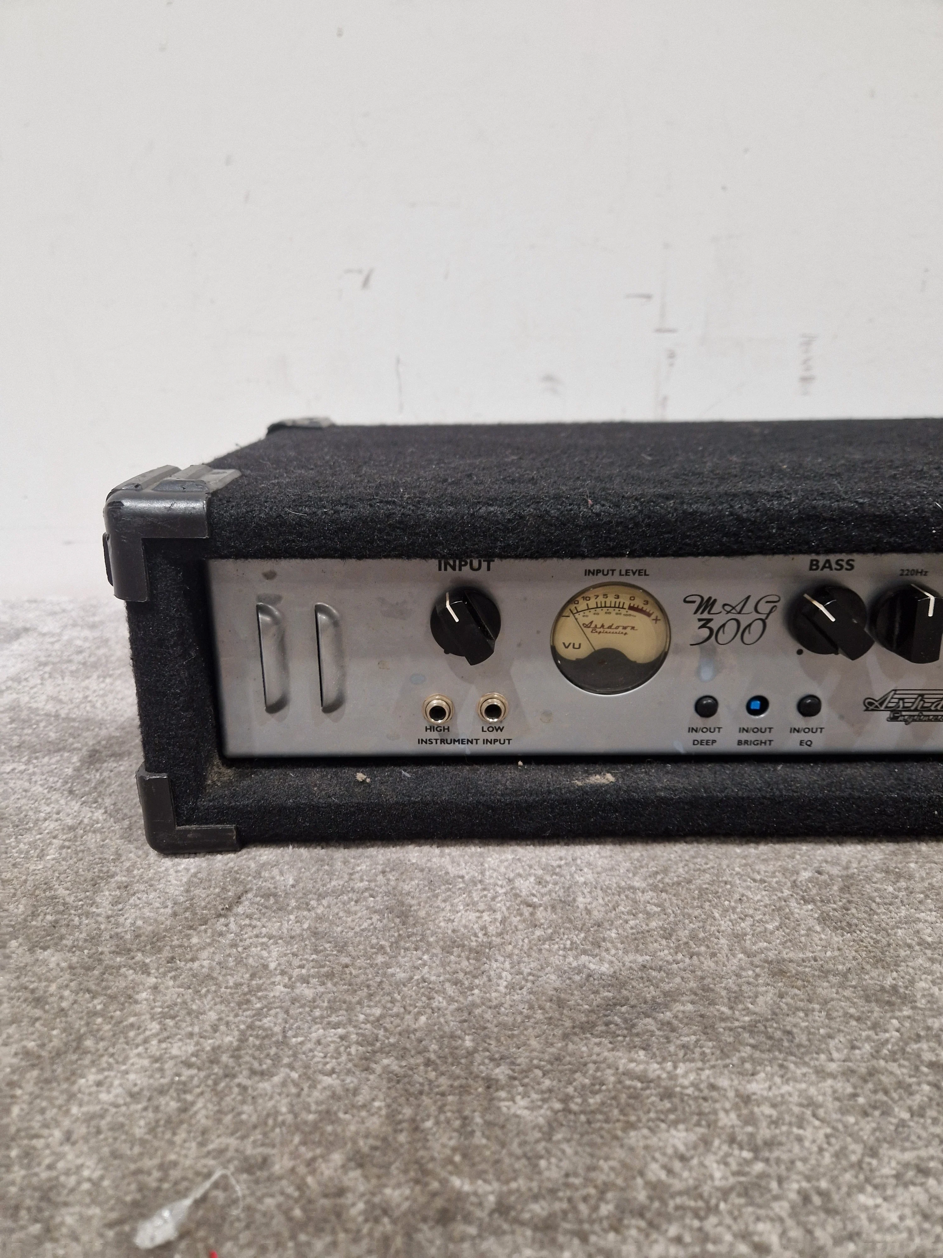 Ashdown Mag 300 AMP - 300W Bass Amplifier Head -  Good w/ Power Supply - Image 9