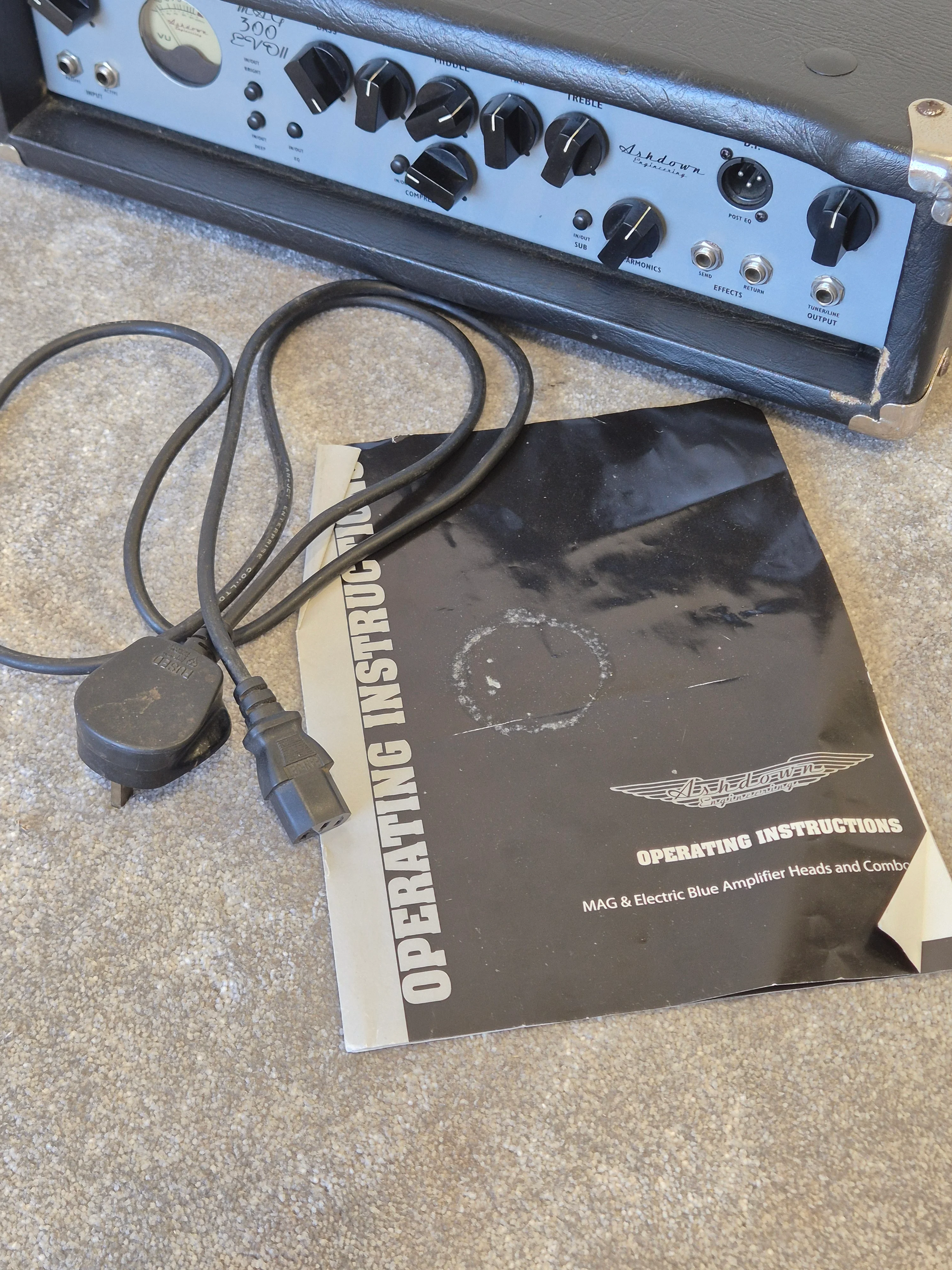 Ashdown MAG 300 EVO II Bass Amp Head – 300W RMS - Good - Image 14