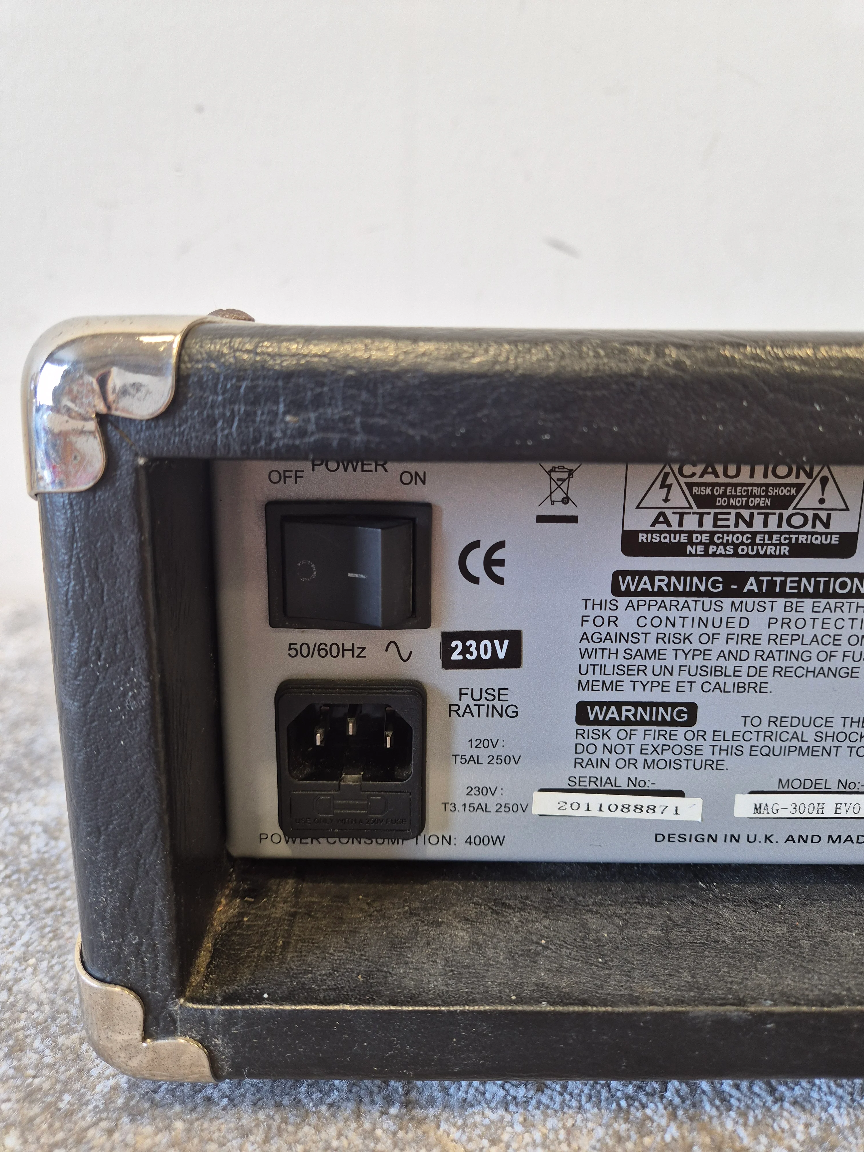 Ashdown MAG 300 EVO II Bass Amp Head – 300W RMS - Good - Image 9