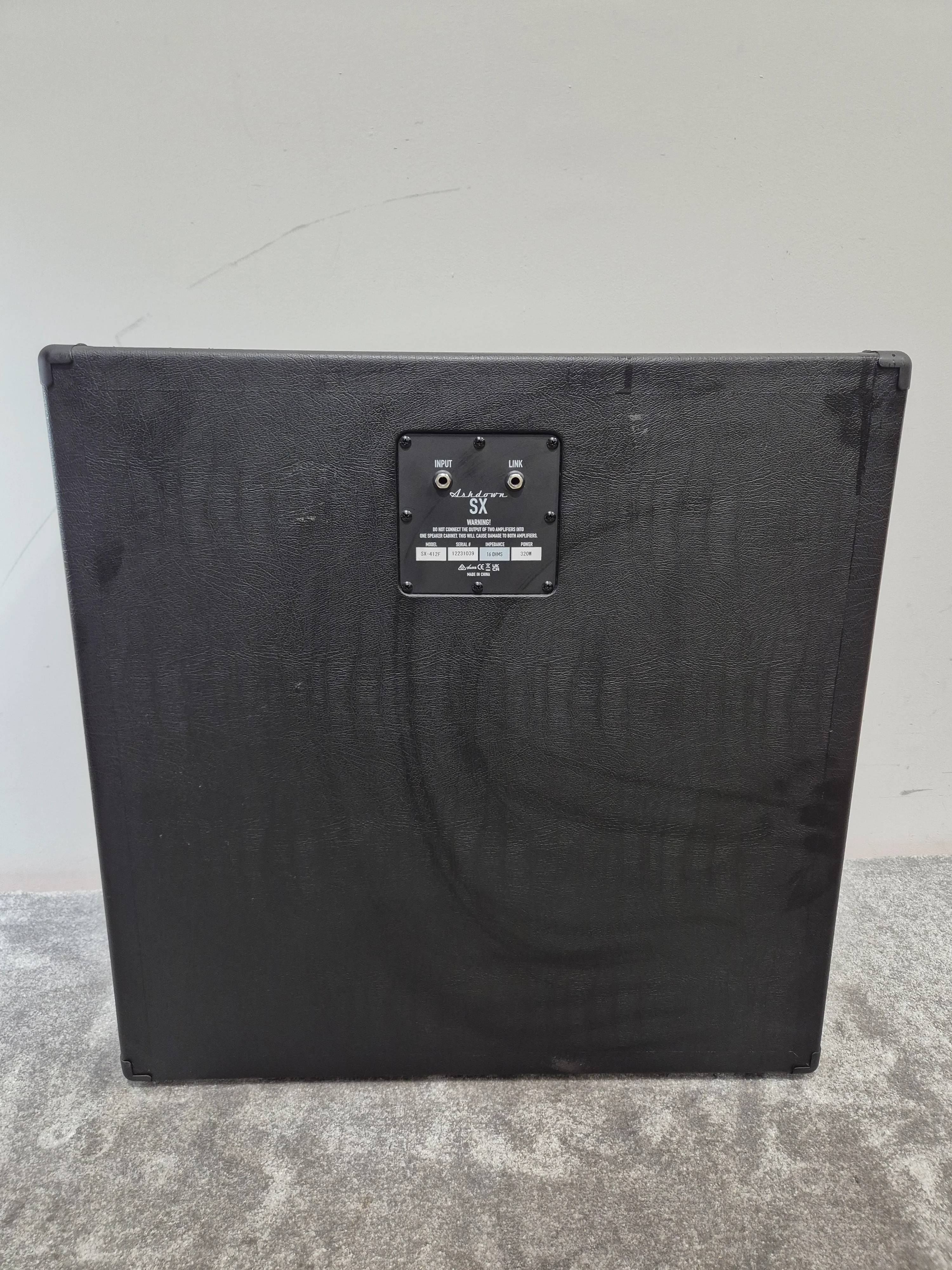 Ashdown Sx-412f Amplifier Cabinet - Bass Guitar, 160 Watts, 4x12" Speakers - Very Good - Image 9