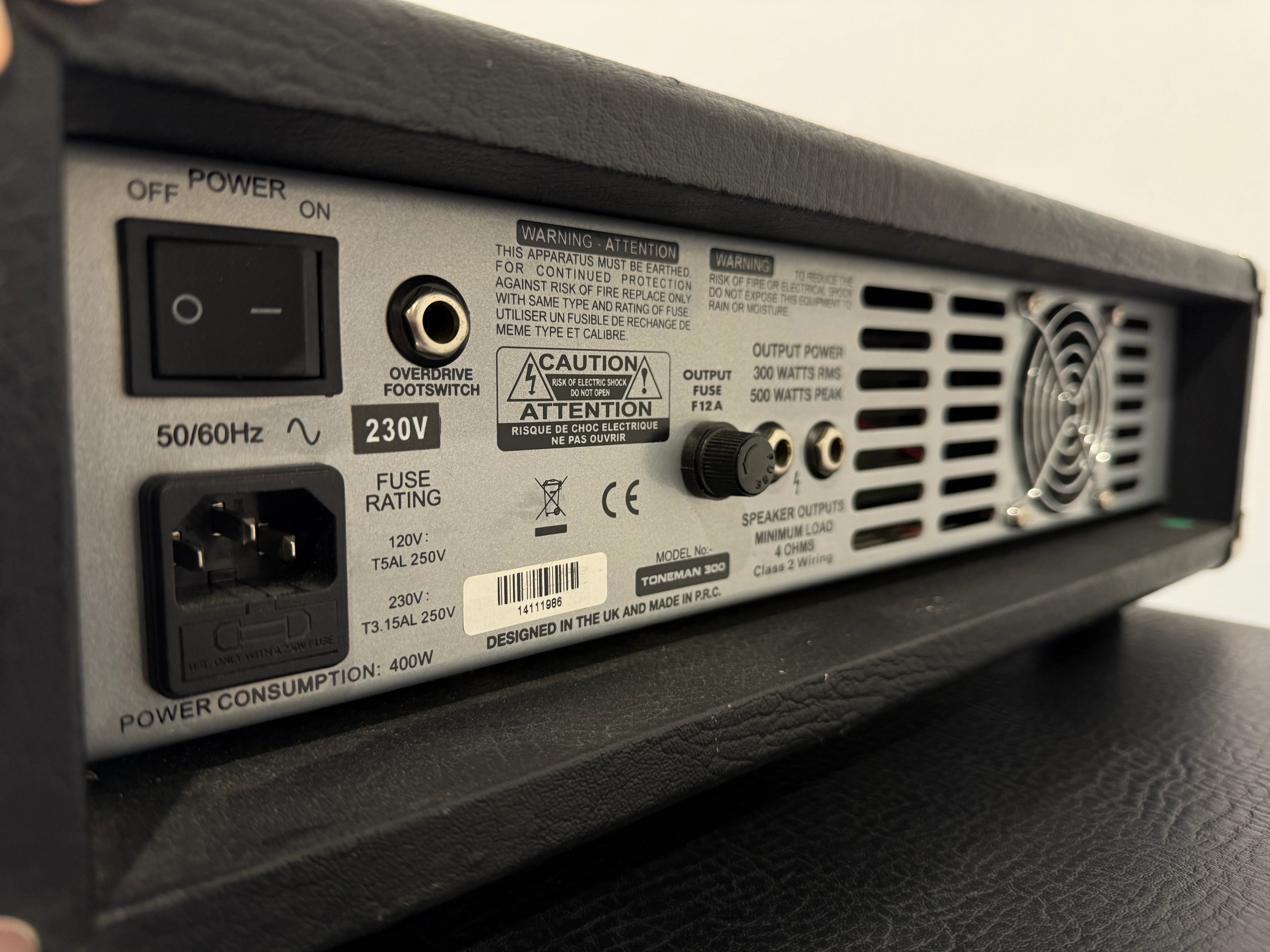 Ashdown Toneman 300 Bass Guitar Amp Head & Kustom Deepend 4x10 Cab - Image 13
