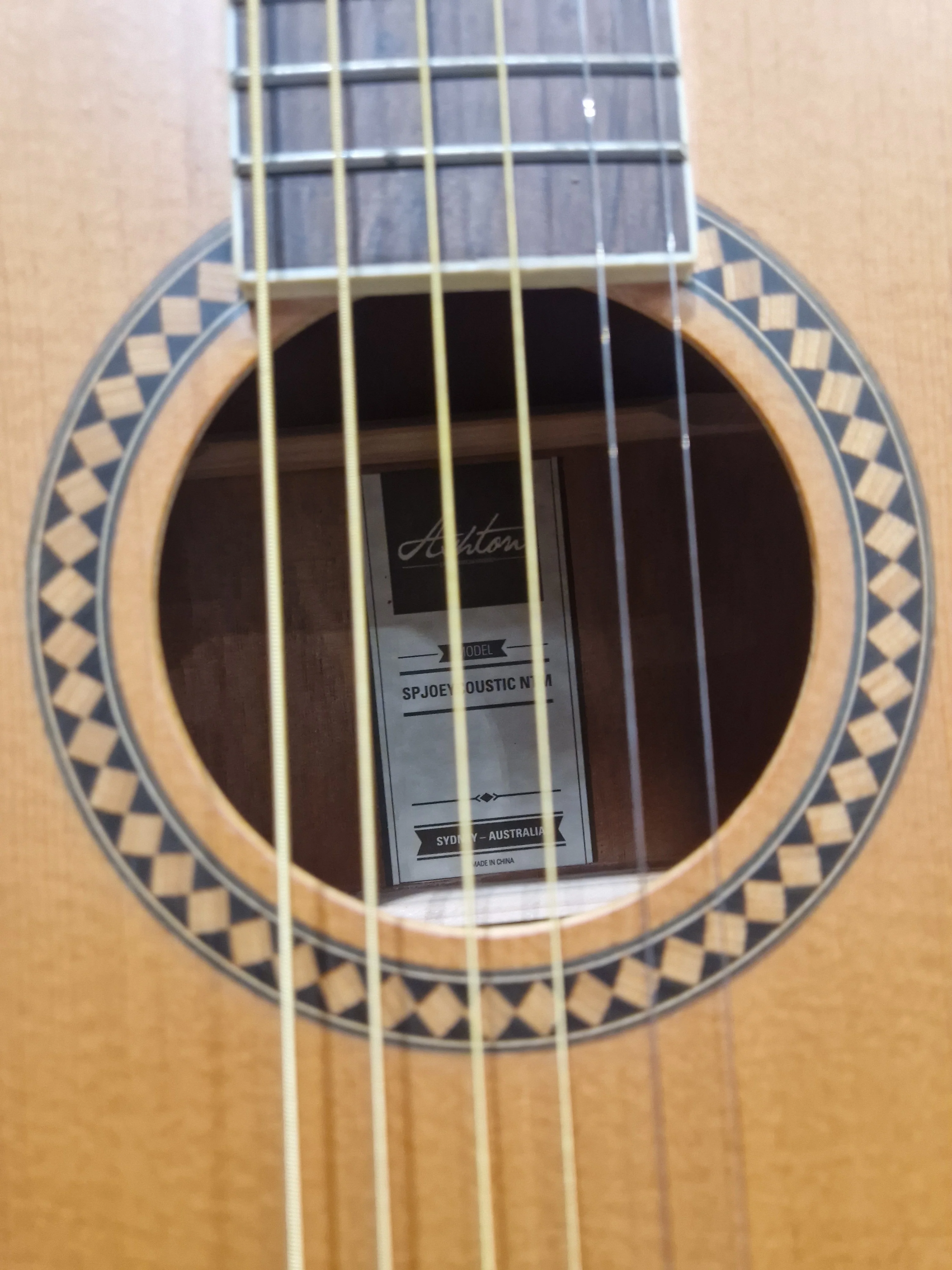Ashton SPJOEYCOUSTIC NTM - Acoustic Guitar - Natural - Excellent - Image 3