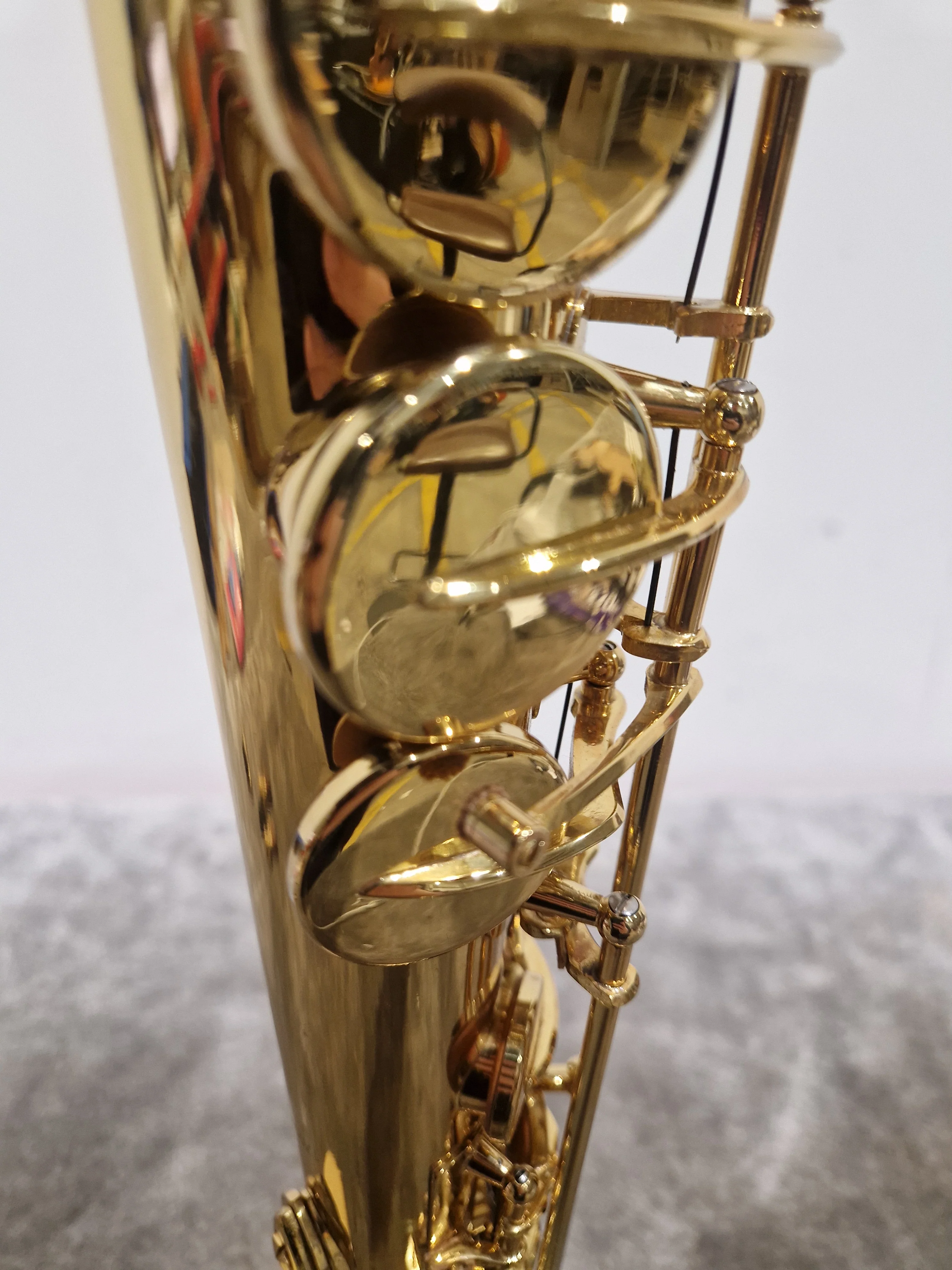ASS 100 Soprano Saxophone - Soprano Saxophone - Gold Brass - Excellent w/ Hard Case - Image 10