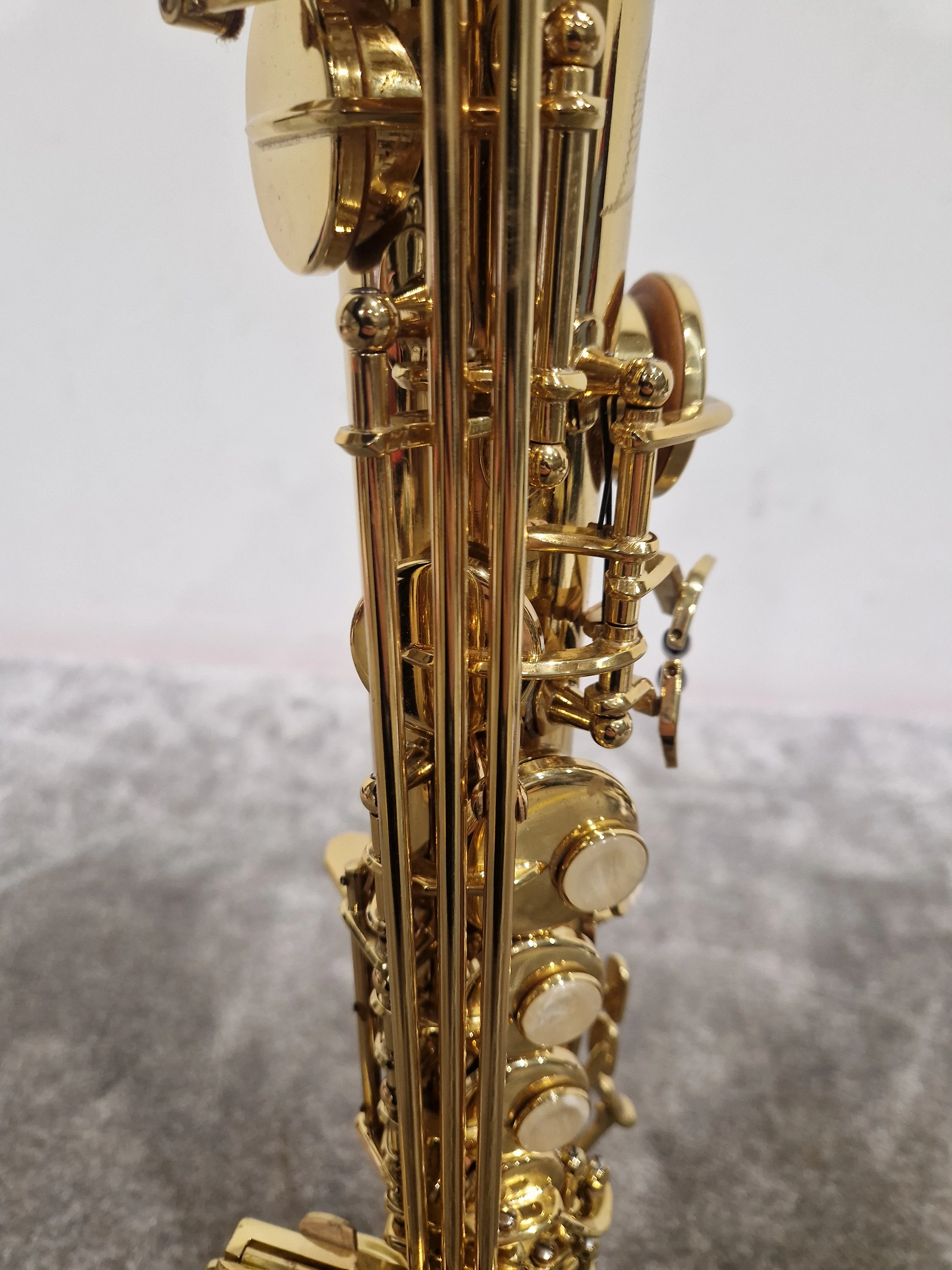 ASS 100 Soprano Saxophone - Soprano Saxophone - Gold Brass - Excellent w/ Hard Case - Image 12