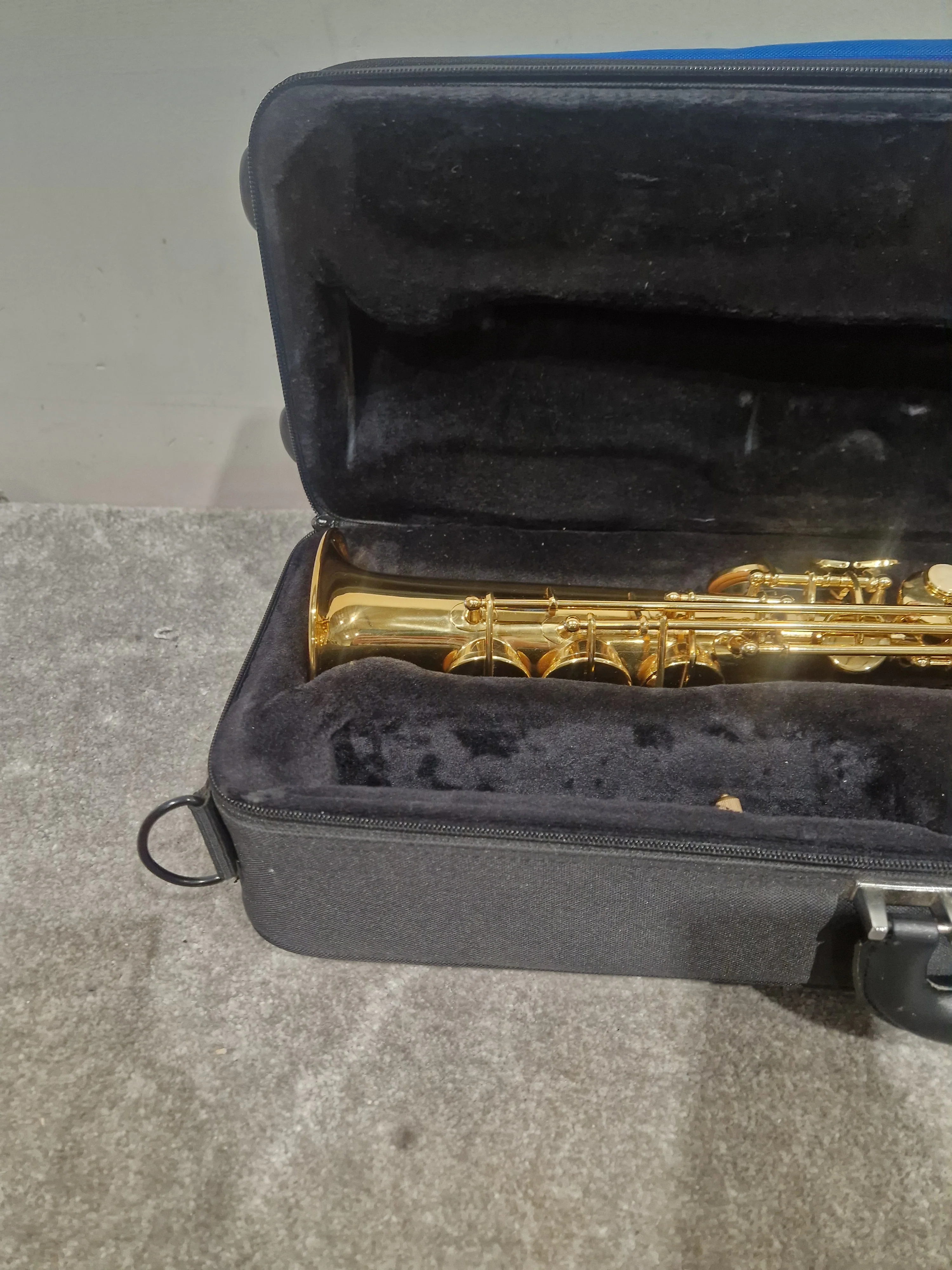 ASS 100 Soprano Saxophone - Soprano Saxophone - Gold Brass - Excellent w/ Hard Case - Image 20