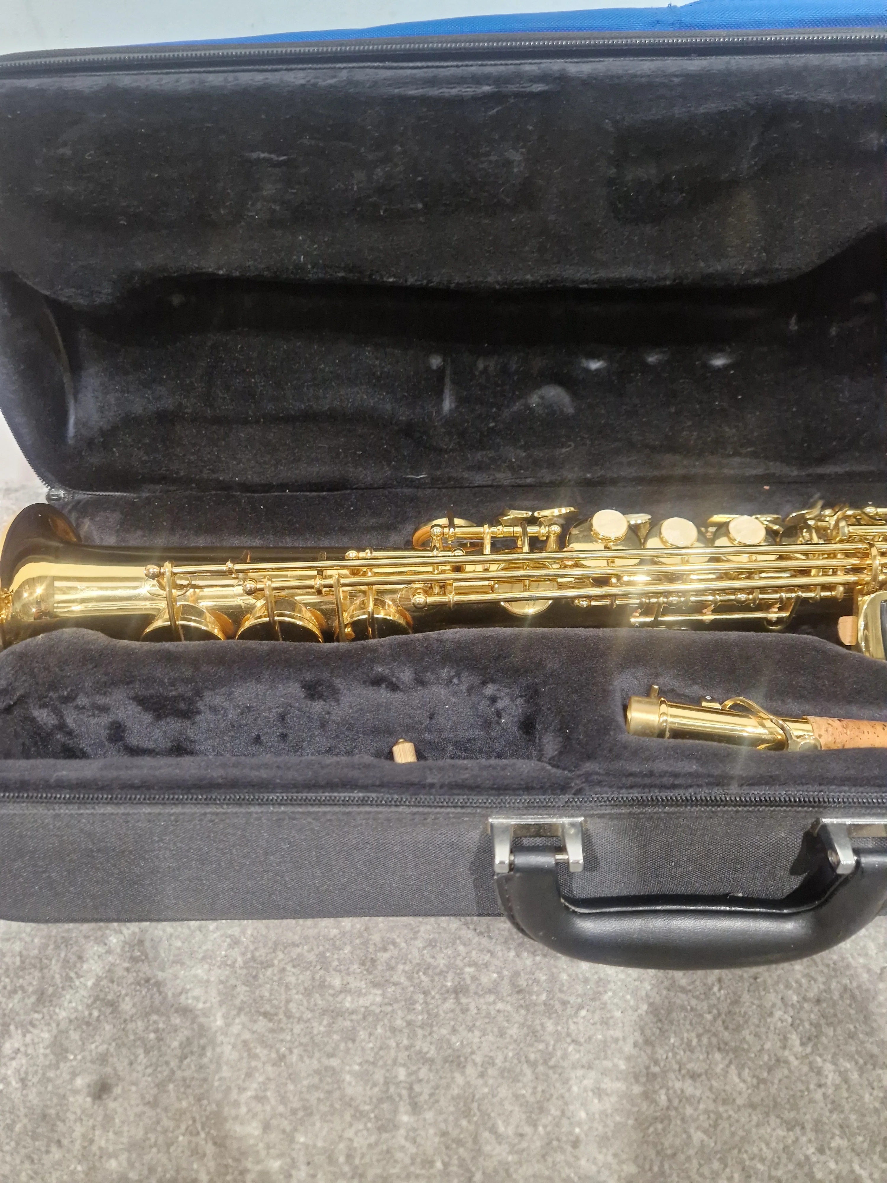ASS 100 Soprano Saxophone - Soprano Saxophone - Gold Brass - Excellent w/ Hard Case - Image 21