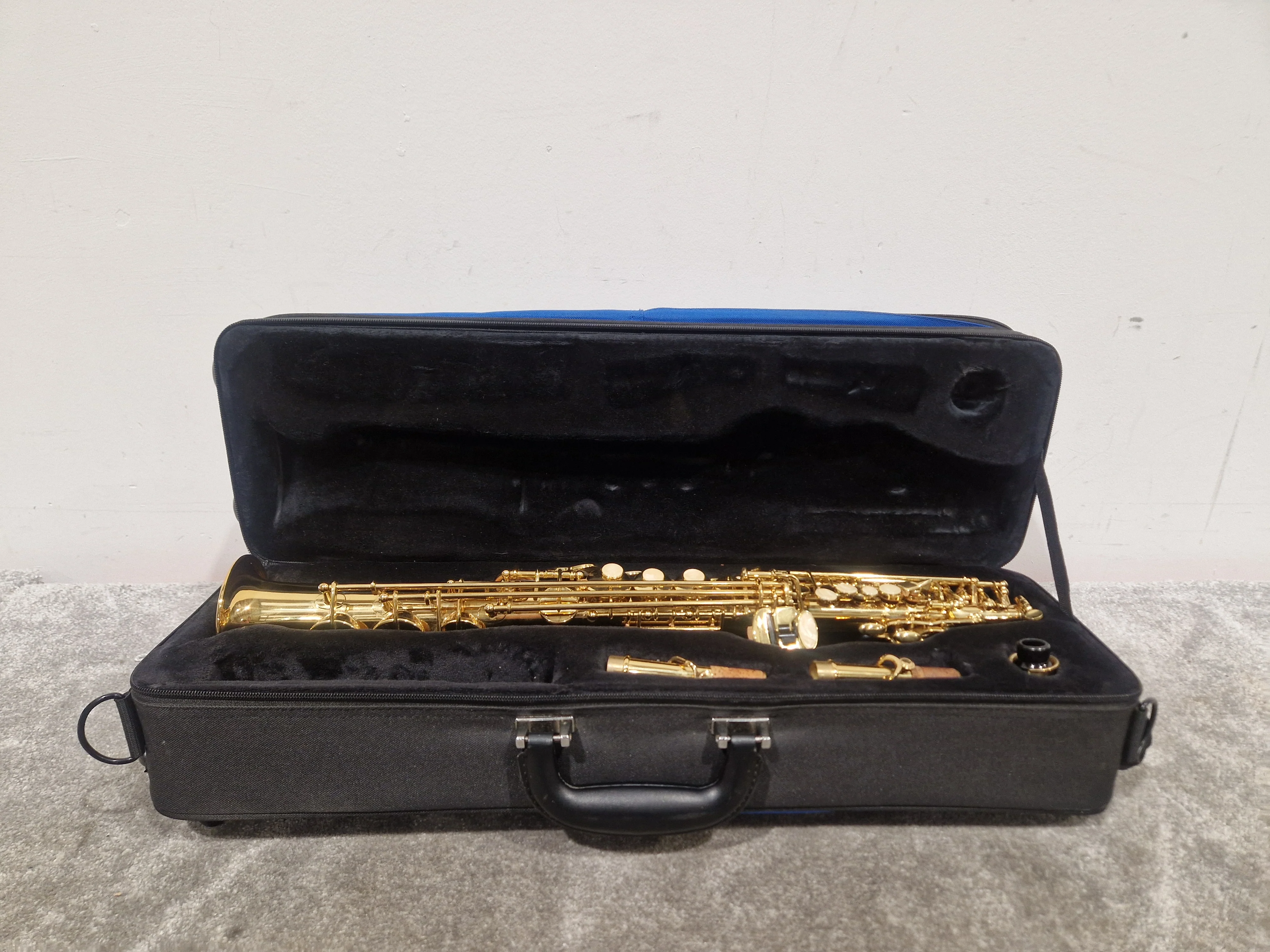 ASS 100 Soprano Saxophone - Soprano Saxophone - Gold Brass - Excellent w/ Hard Case - Image 24