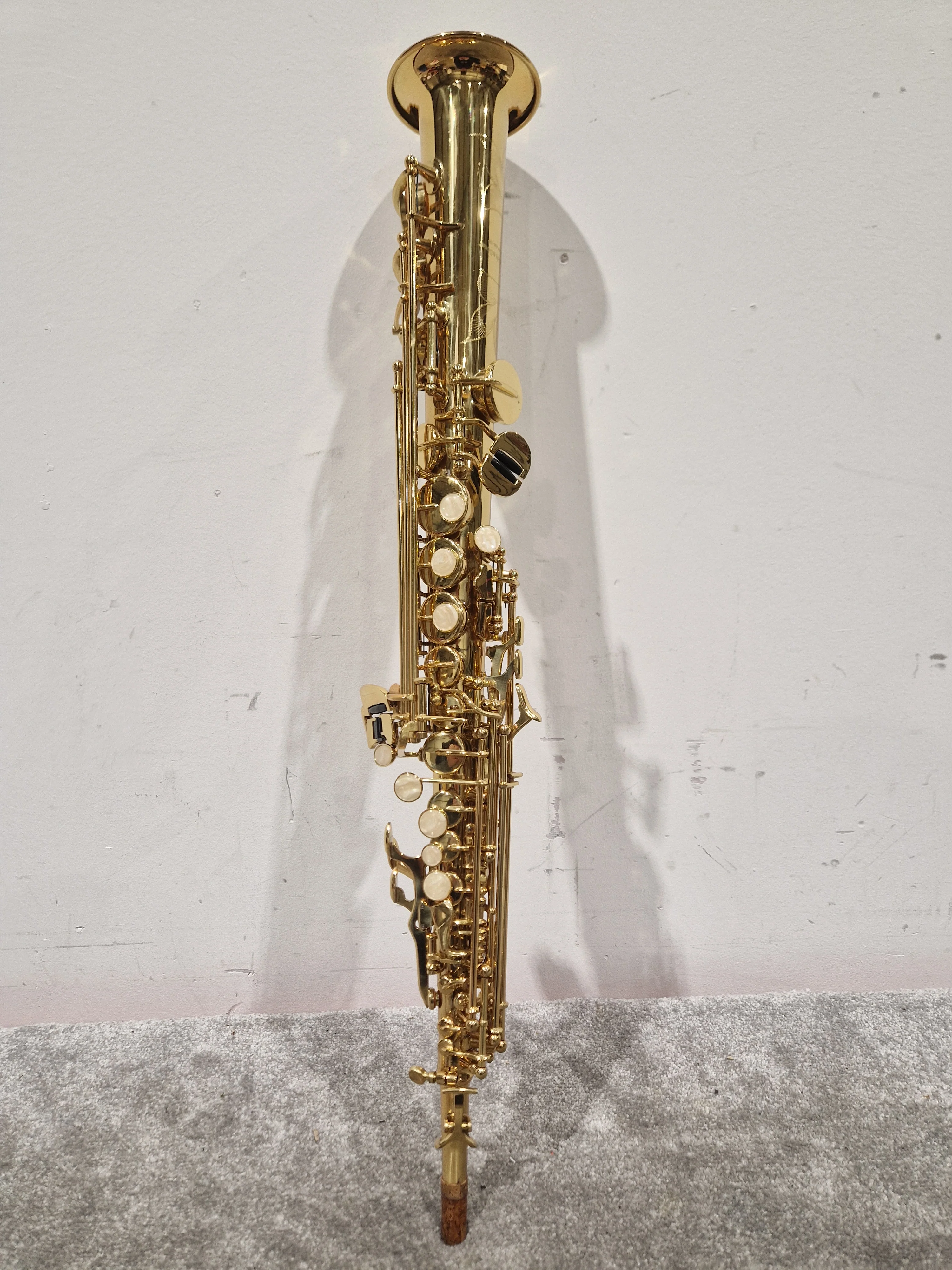 ASS 100 Soprano Saxophone - Soprano Saxophone - Gold Brass - Excellent w/ Hard Case - Image 3