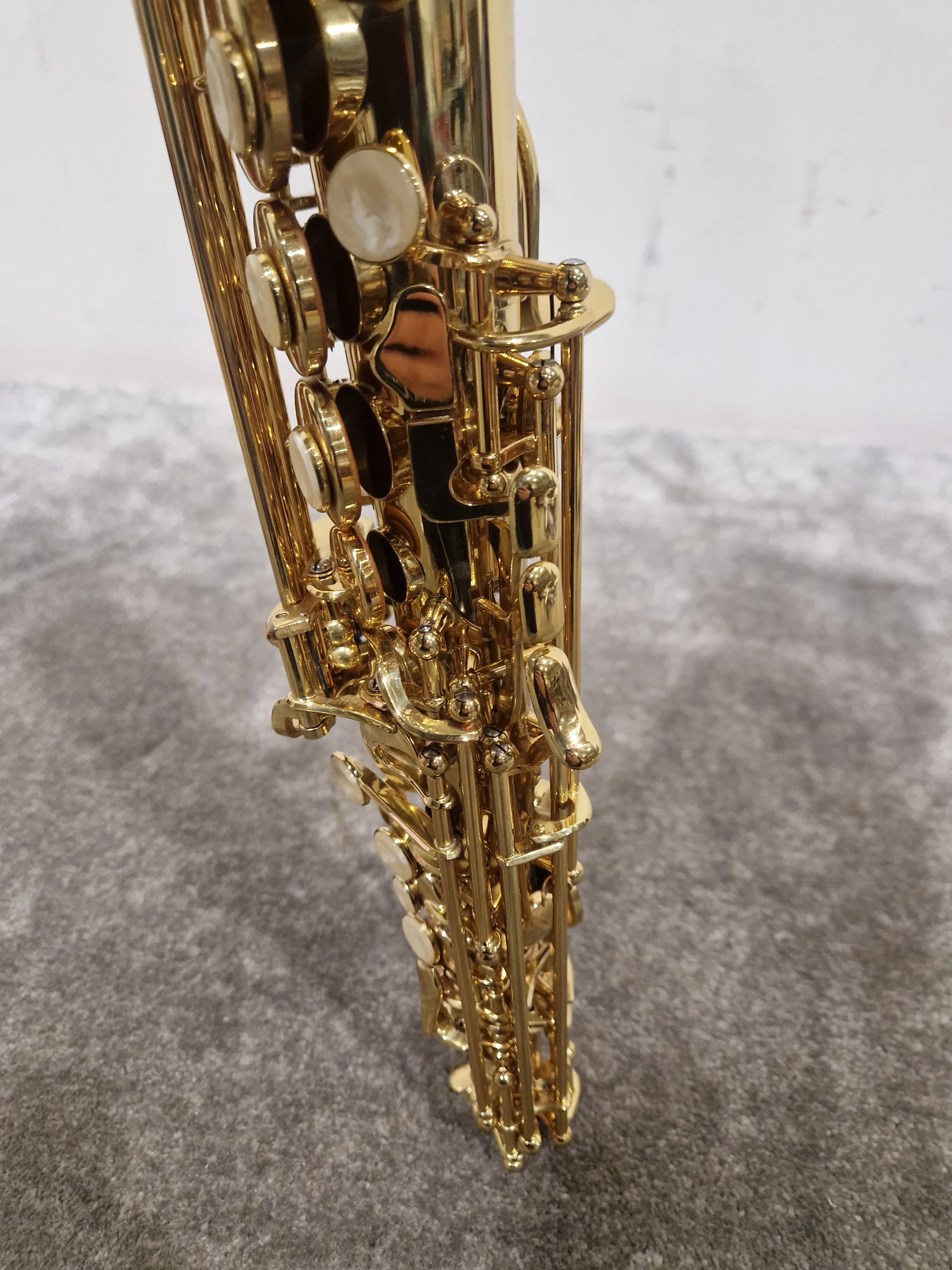 ASS 100 Soprano Saxophone - Soprano Saxophone - Gold Brass - Excellent w/ Hard Case - Image 6