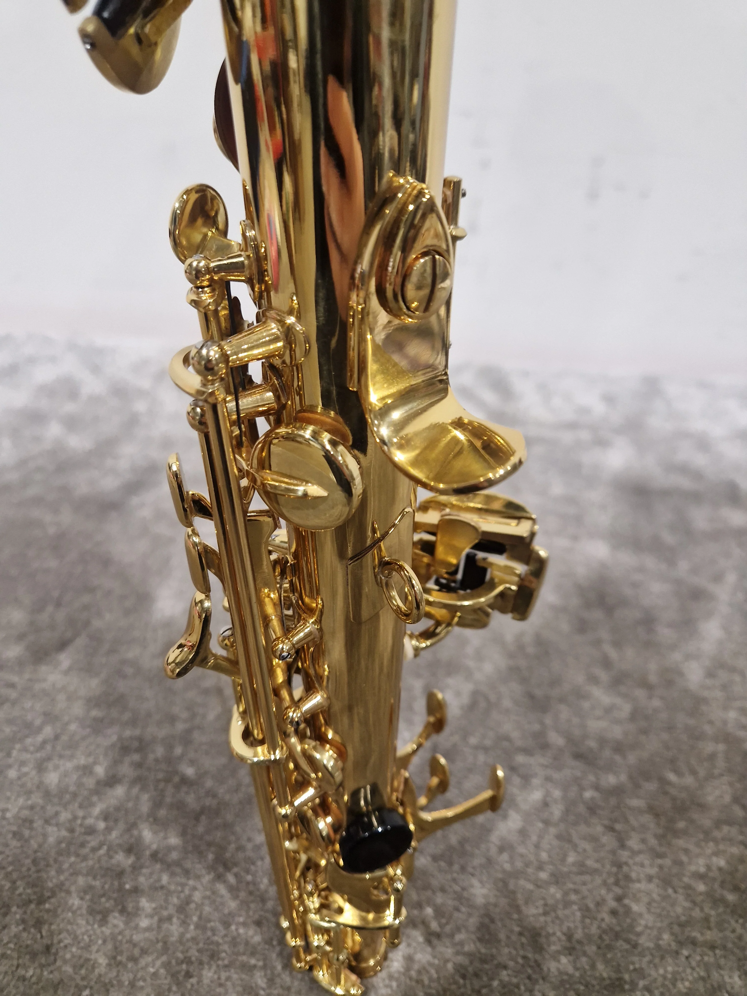 ASS 100 Soprano Saxophone - Soprano Saxophone - Gold Brass - Excellent w/ Hard Case - Image 8