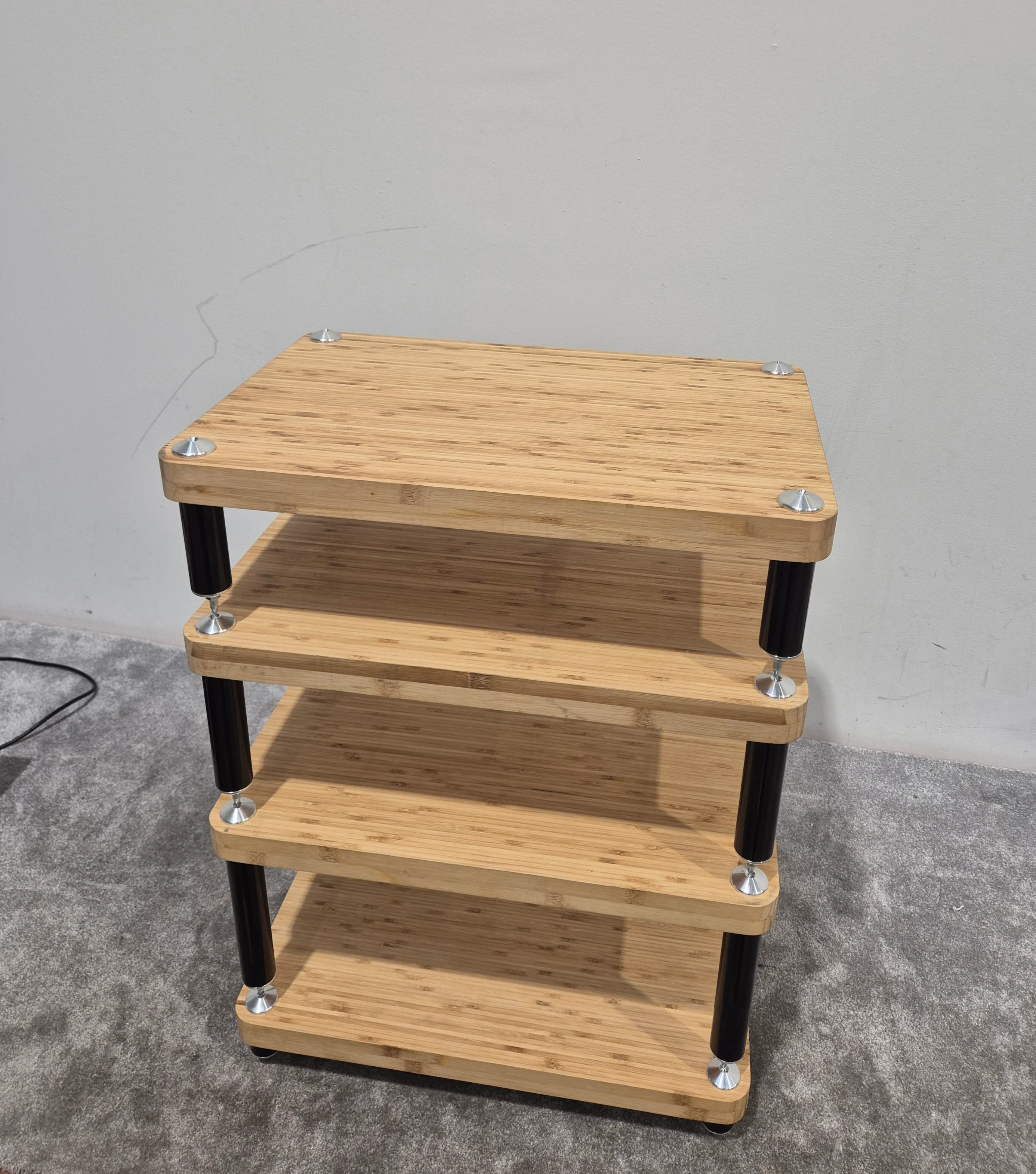 Atacama Evoque Eco 60-40 Modular Hi-fi Rack - Bamboo Construction, Vibration Dampening - Excellent - Image 4