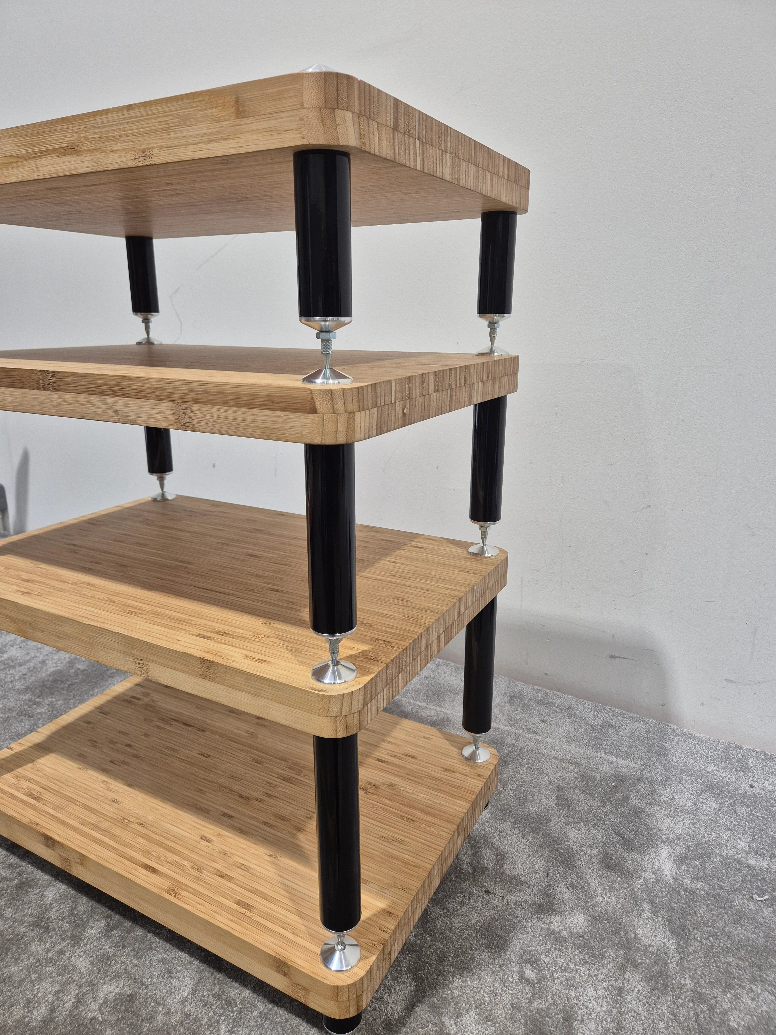 Atacama Evoque Eco 60-40 Modular Hi-fi Rack - Bamboo Construction, Vibration Dampening - Excellent - Image 5