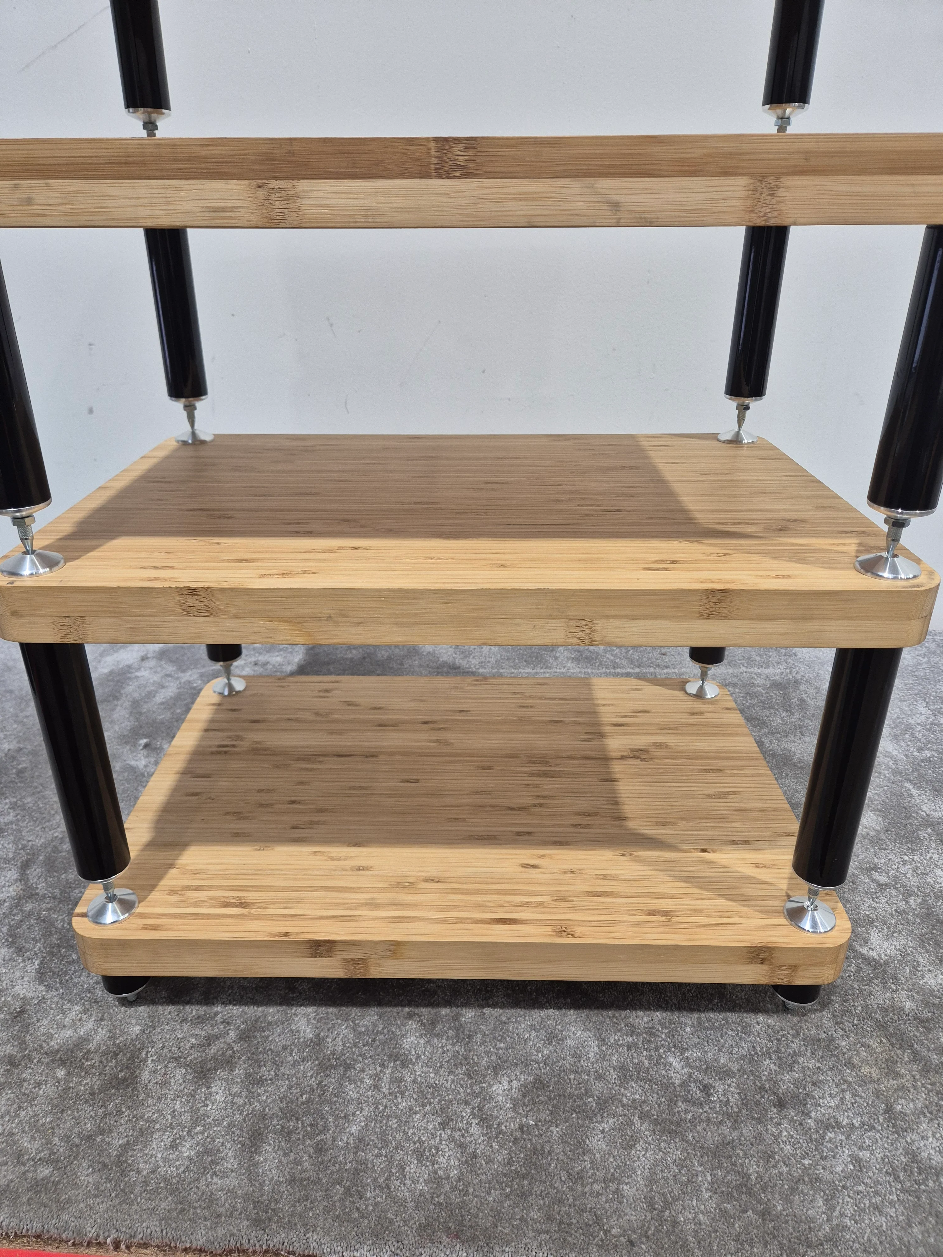 Atacama Evoque Eco 60-40 Modular Hi-fi Rack - Bamboo Construction, Vibration Dampening - Excellent - Image 6
