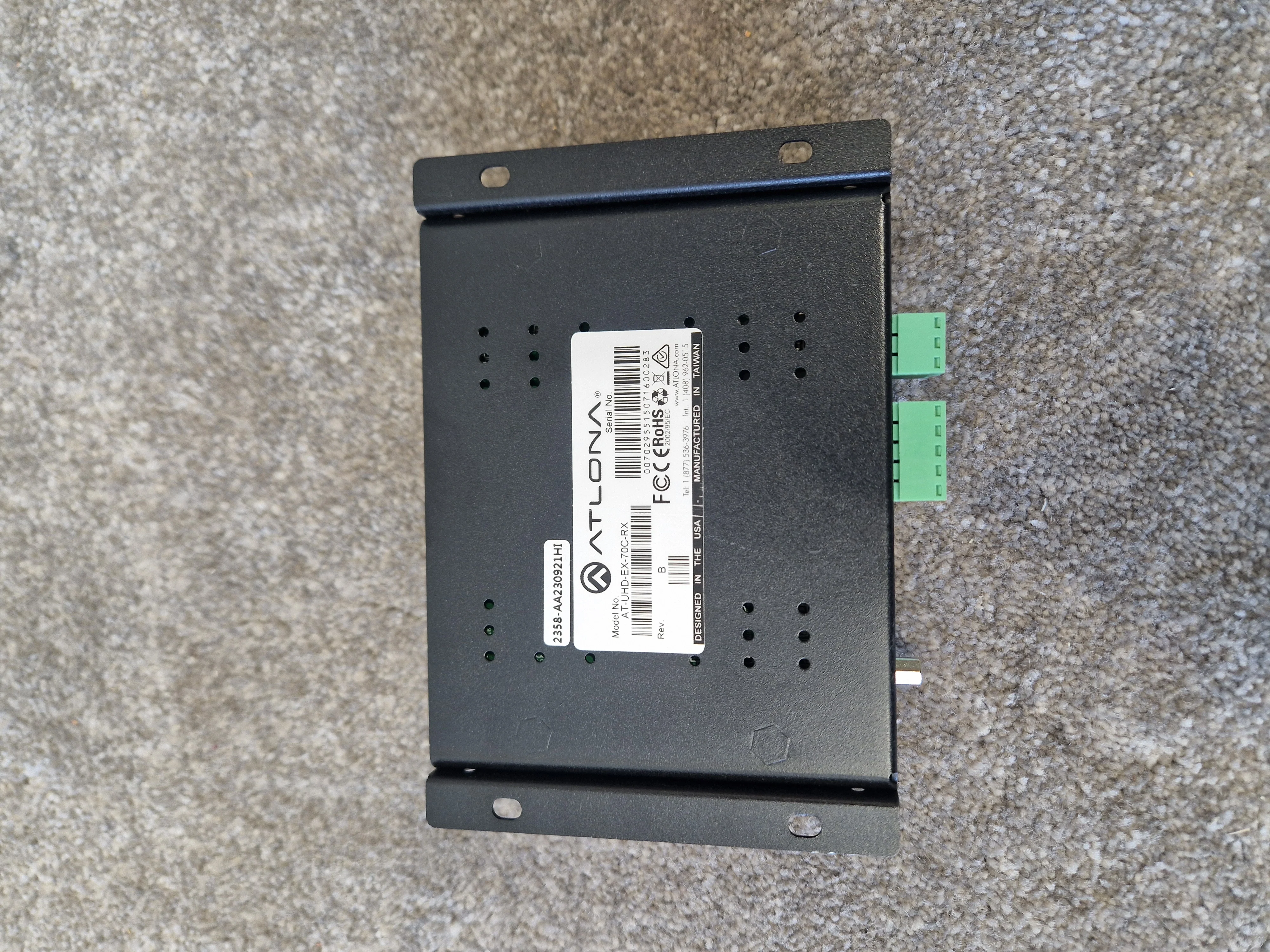 Atlona AT-UHD-EX-70C-RX – 4K HDBaseT Receiver – RS-232 & IR Control – Very Good - Image 7