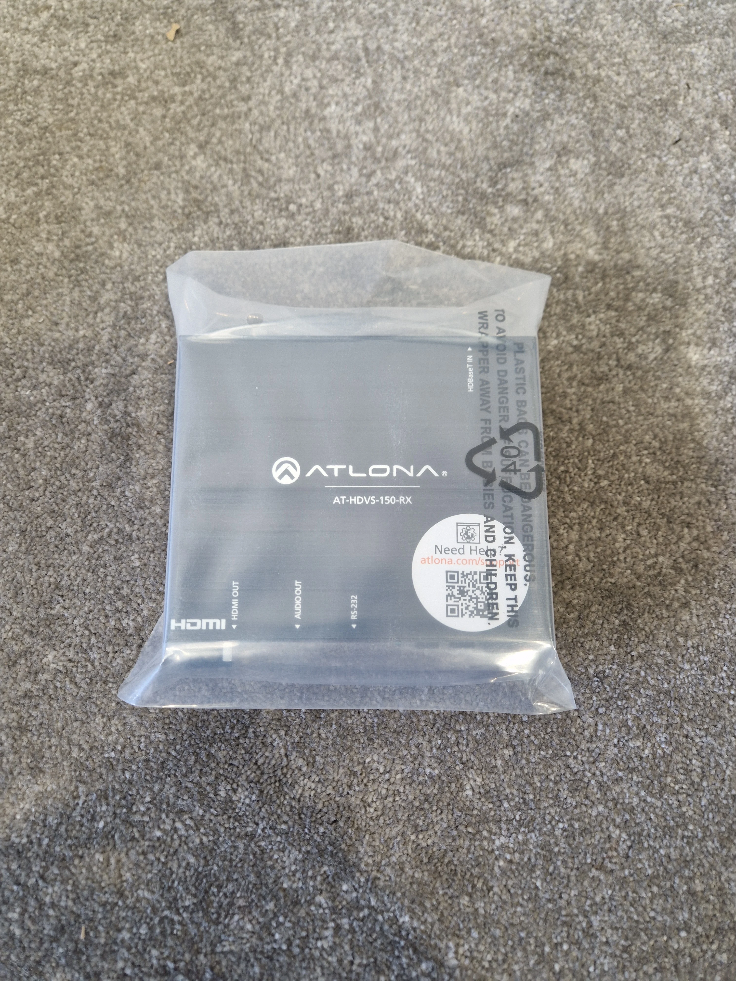 Atlona AT-HDVS-150-RX HDBaseT Scaler – Open Box New w/ AC Adapter - Image 7