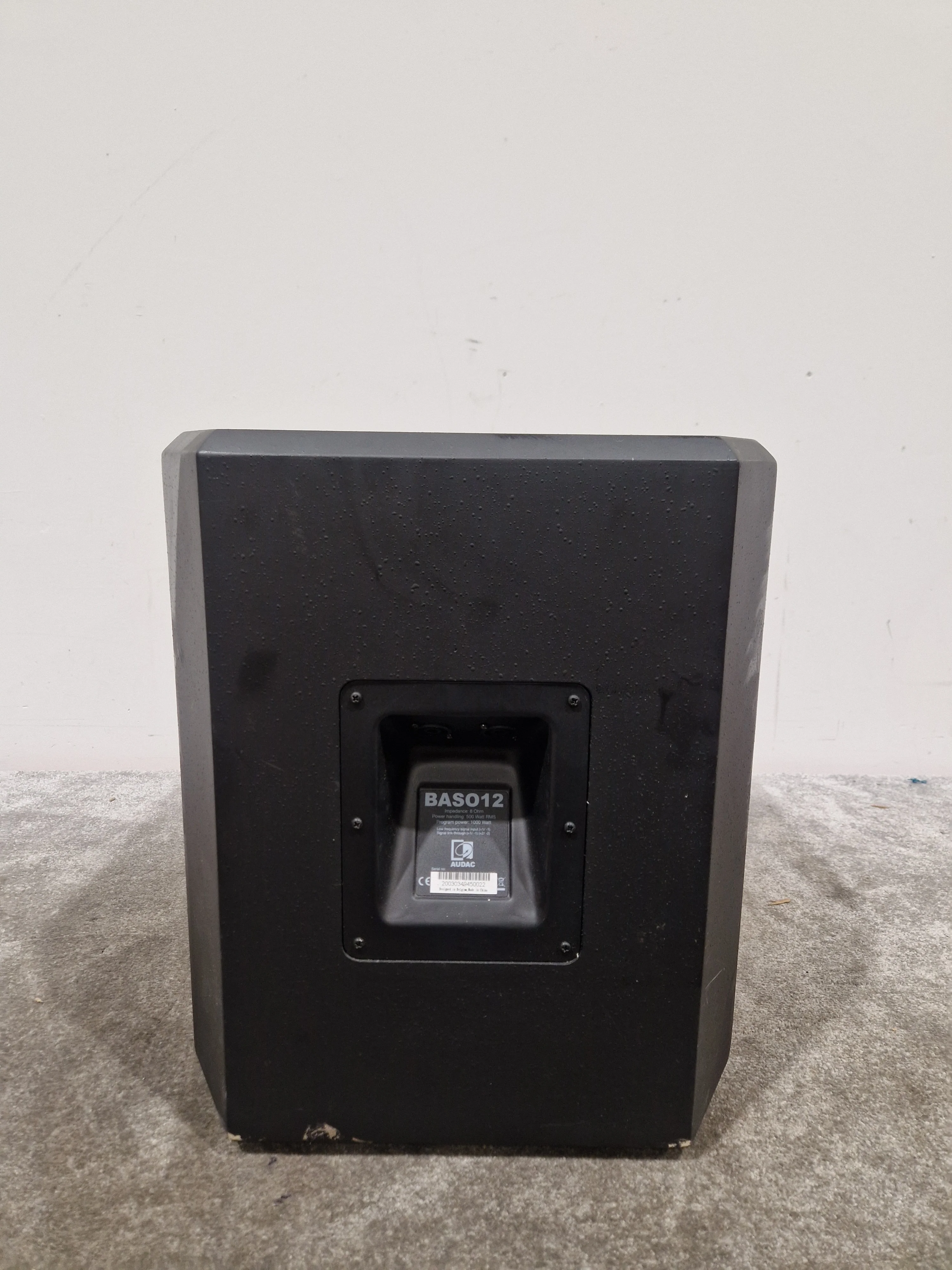 AUDAC BASO12 - Subwoofer - Black - Good - Image 9
