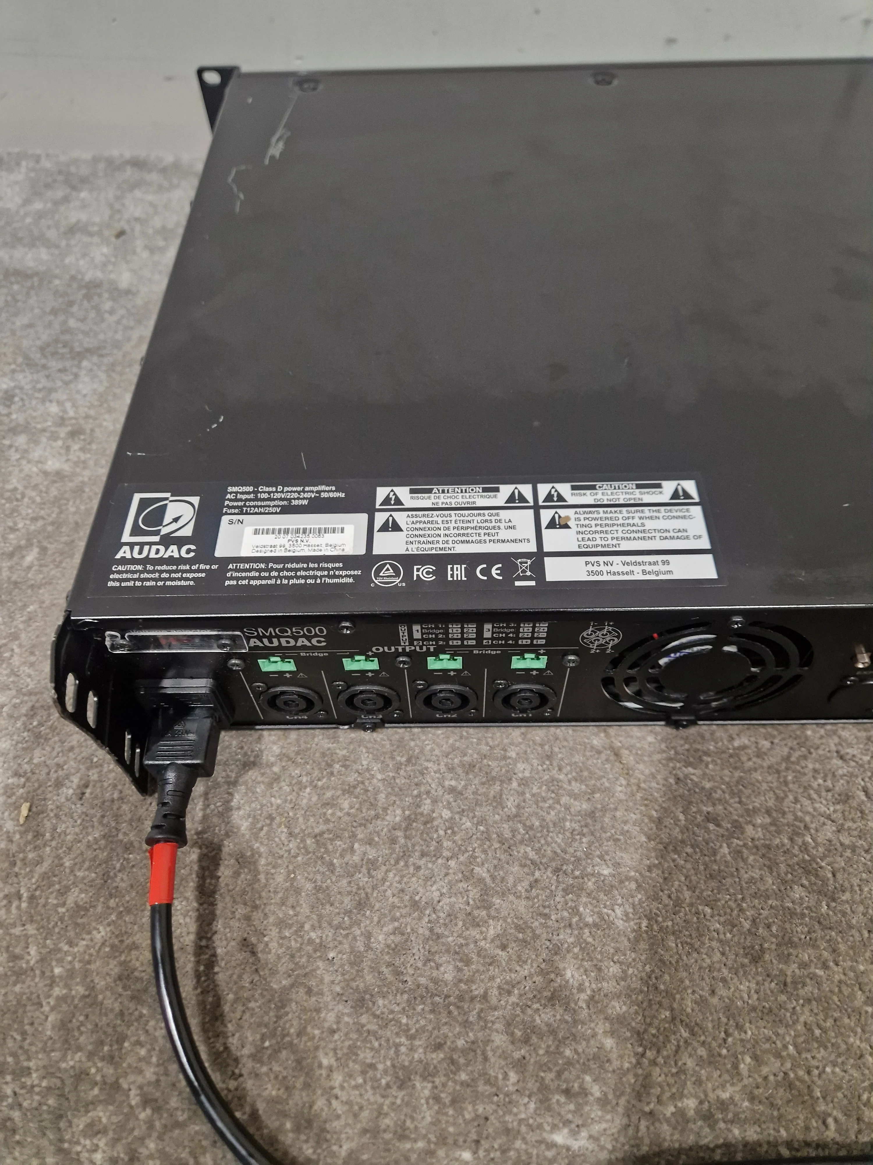 AUDAC SMQ500 - Power Amplifier - Good - Image 15