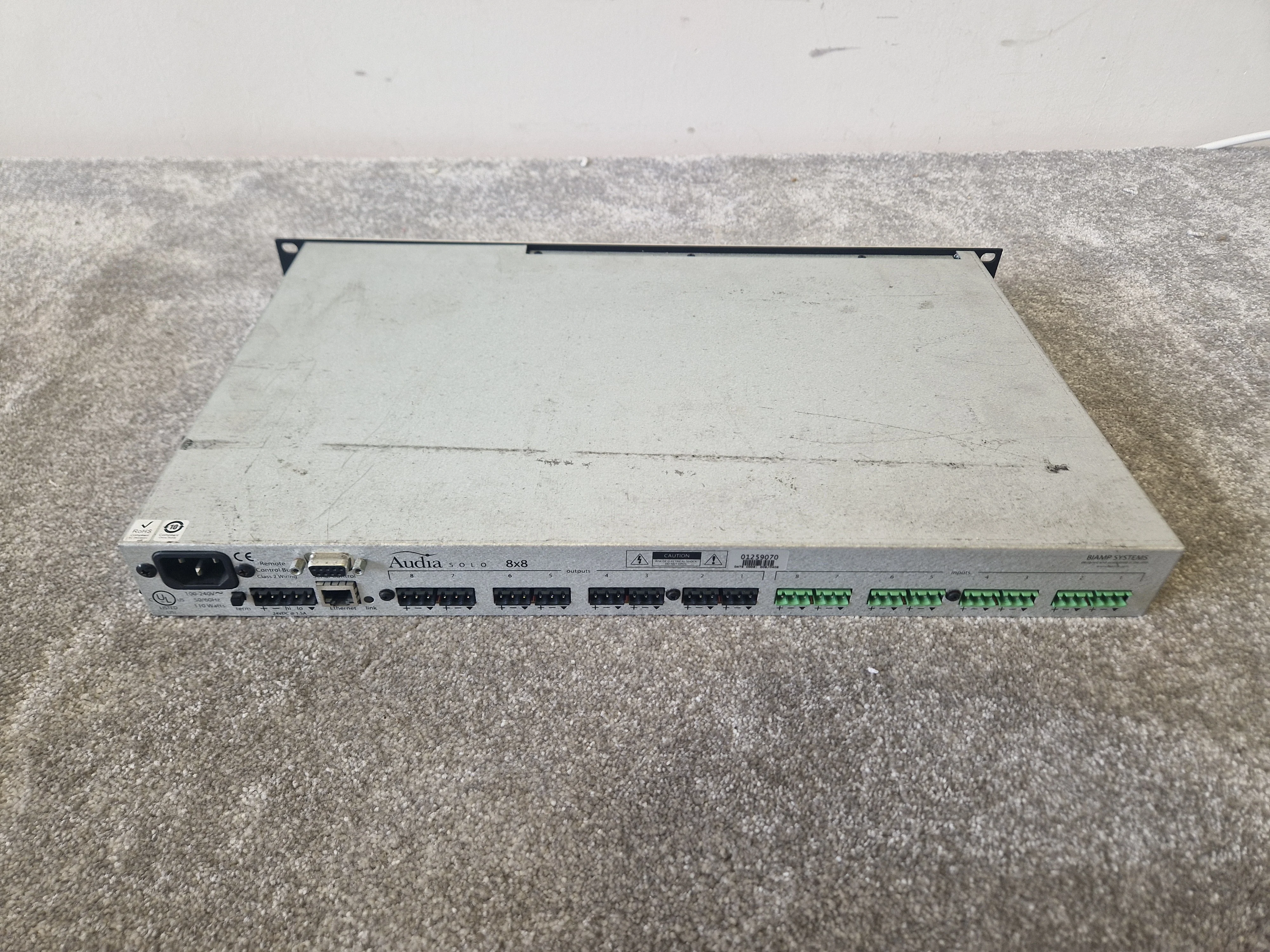 Audia Solo 8x8 Digital Audio Processor – 8 Inputs & 8 Outputs – Good - Image 4