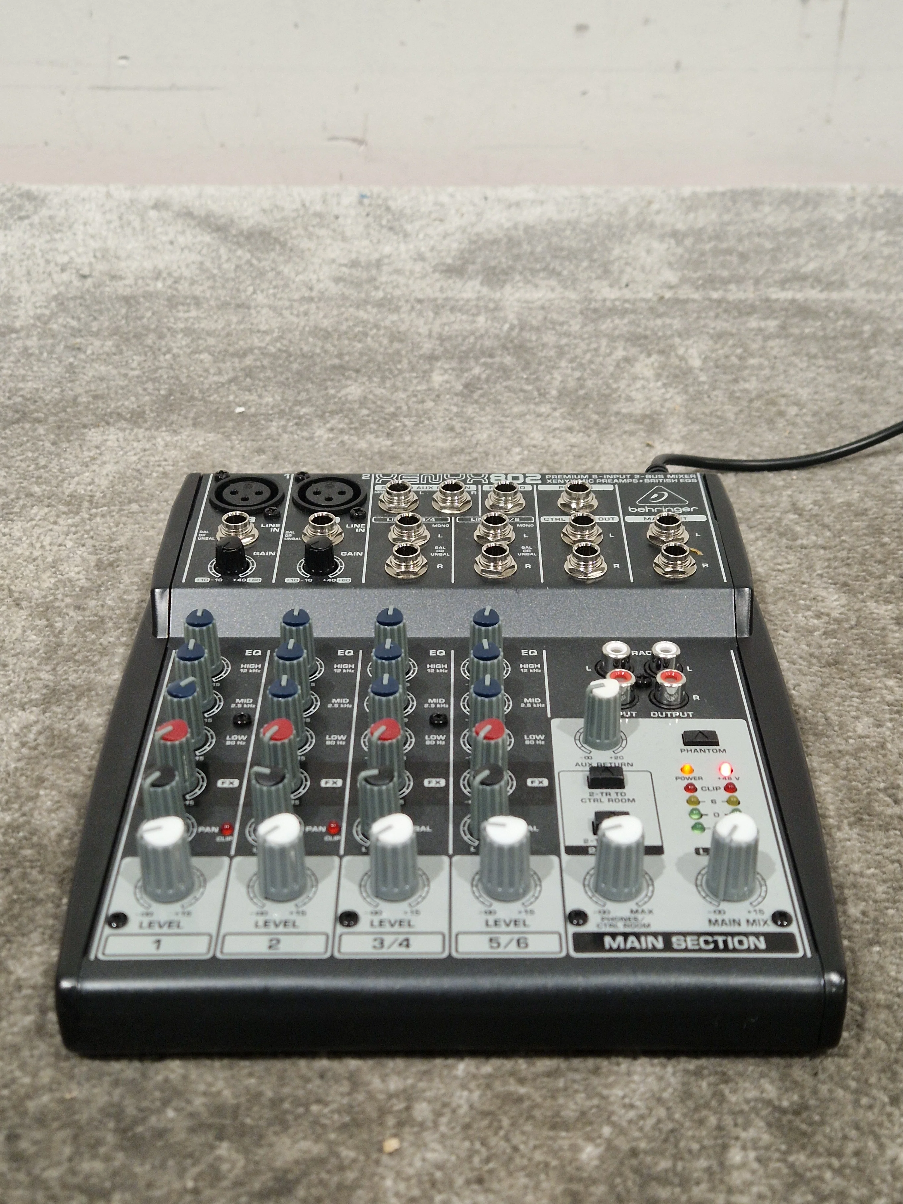 Behringer XENYX 802 Audio Mixer - 8-Input Compact - Excellent w/ Original Box & European Power supply - Image 11
