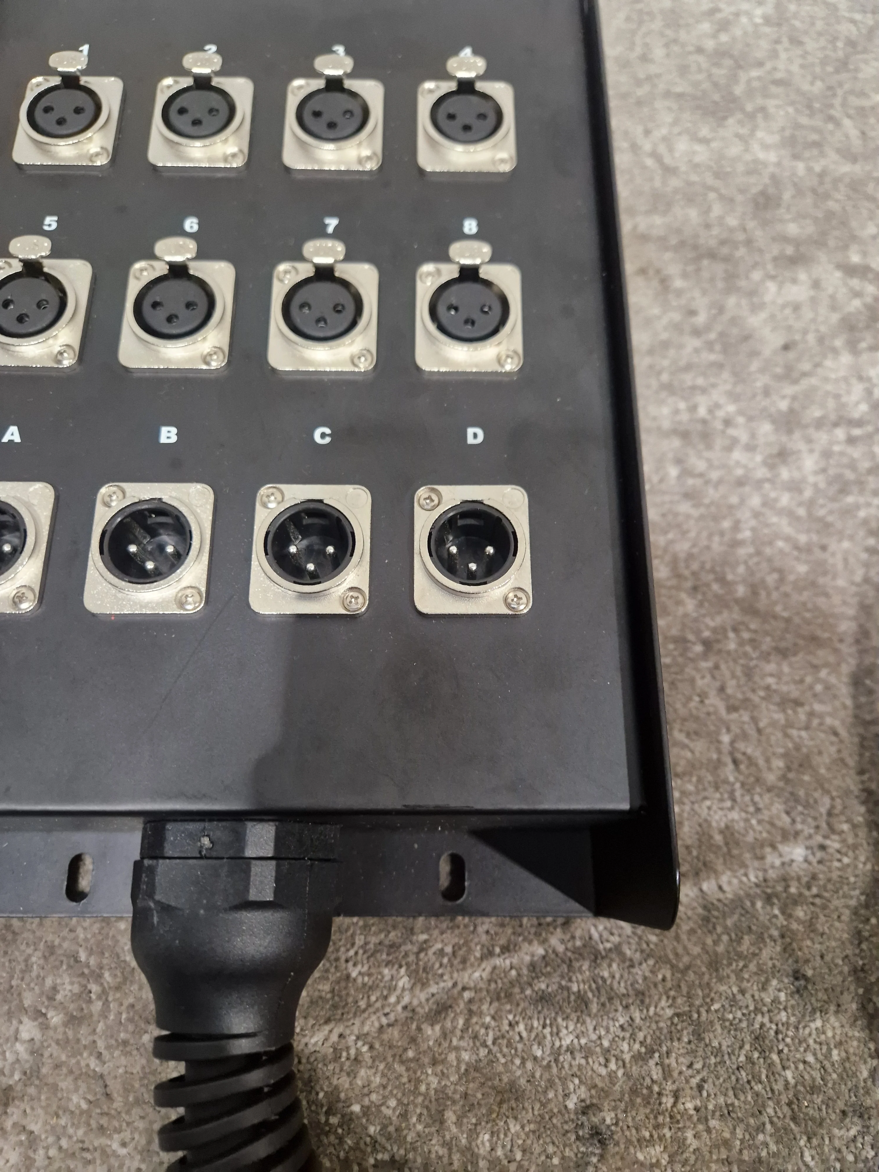 Pulse Audio Stage Box - 12 Input/Output Stage Box - Black - Excellent - Image 13