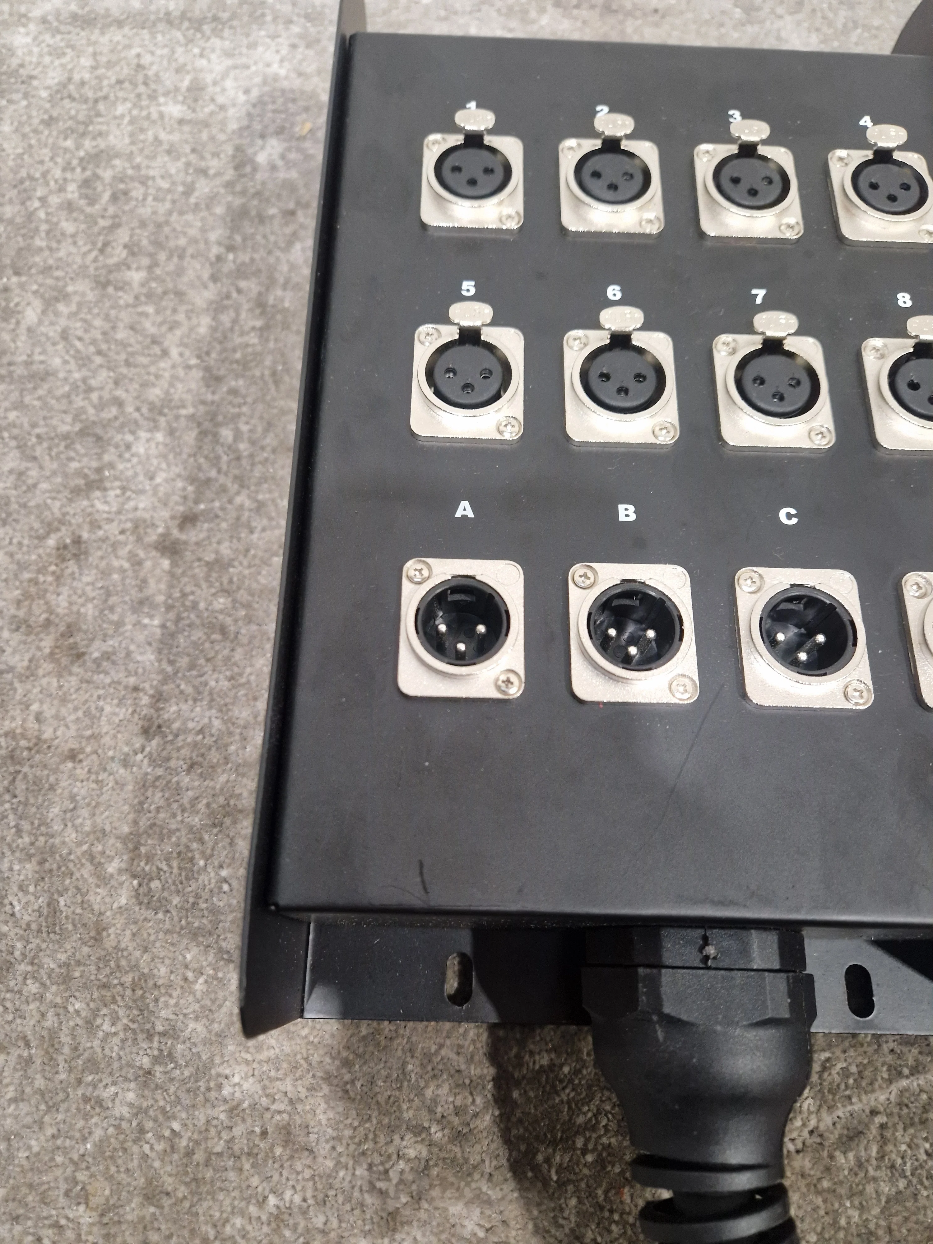 Pulse Audio Stage Box - 12 Input/Output Stage Box - Black - Excellent - Image 14