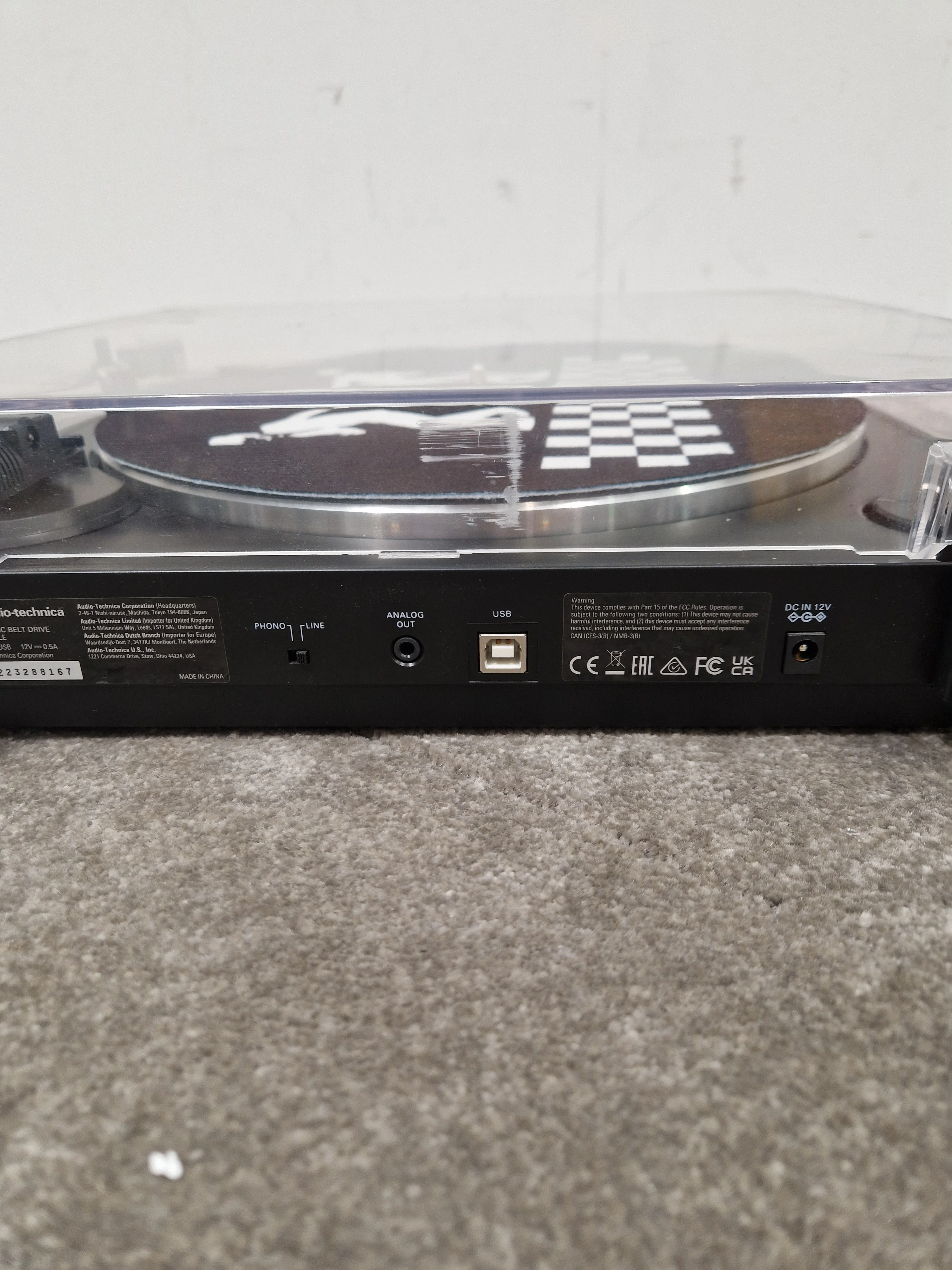 Audio-Technica AT-LP60XYSB – Fully Automatic Belt-Drive Turntable – Very Good w/ Slip Mat - Image 9