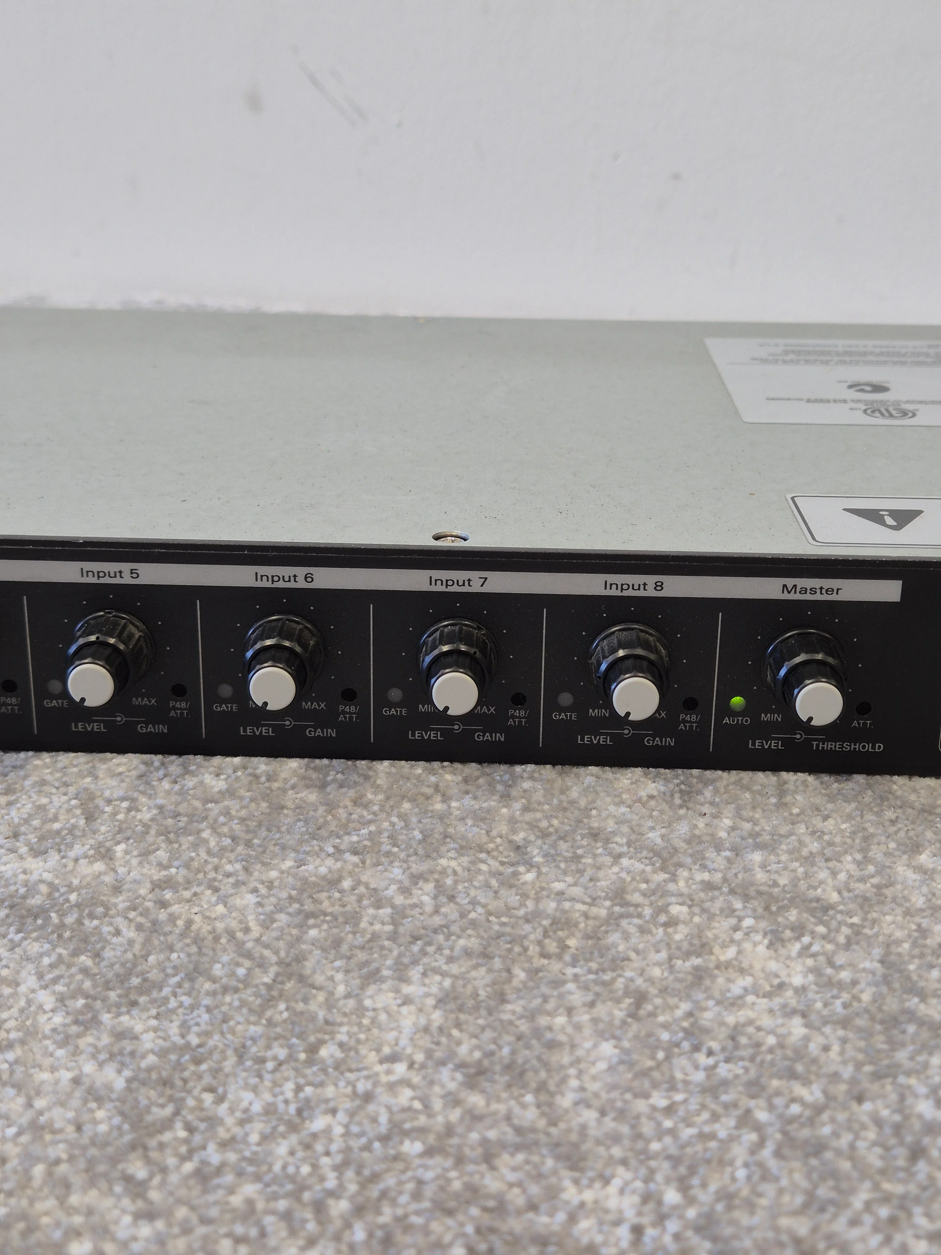 Audio-Technica AT-MX381 - 8 Channel Mixer - Very Good - Image 3