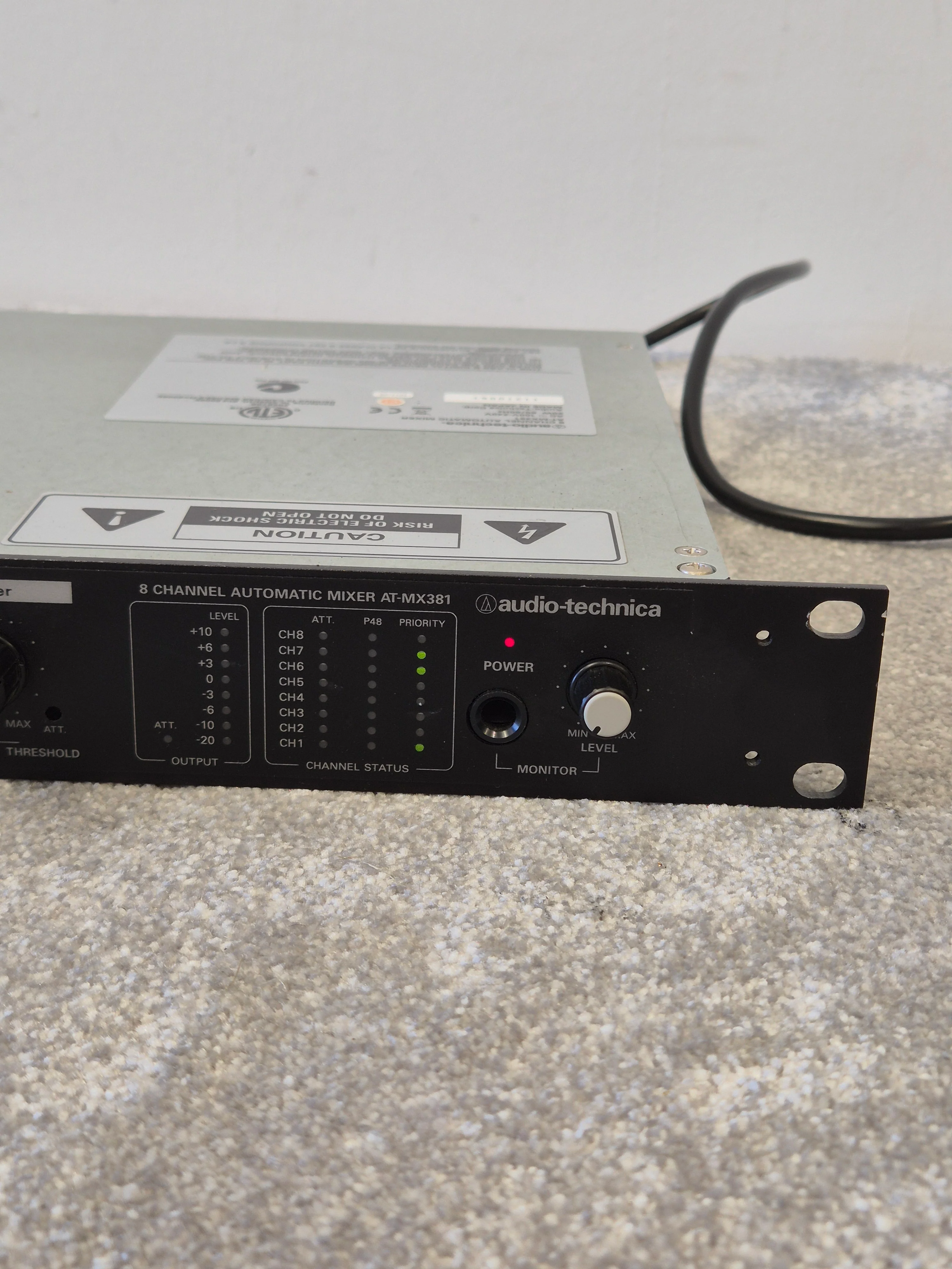 Audio-Technica AT-MX381 - 8 Channel Mixer - Very Good - Image 4