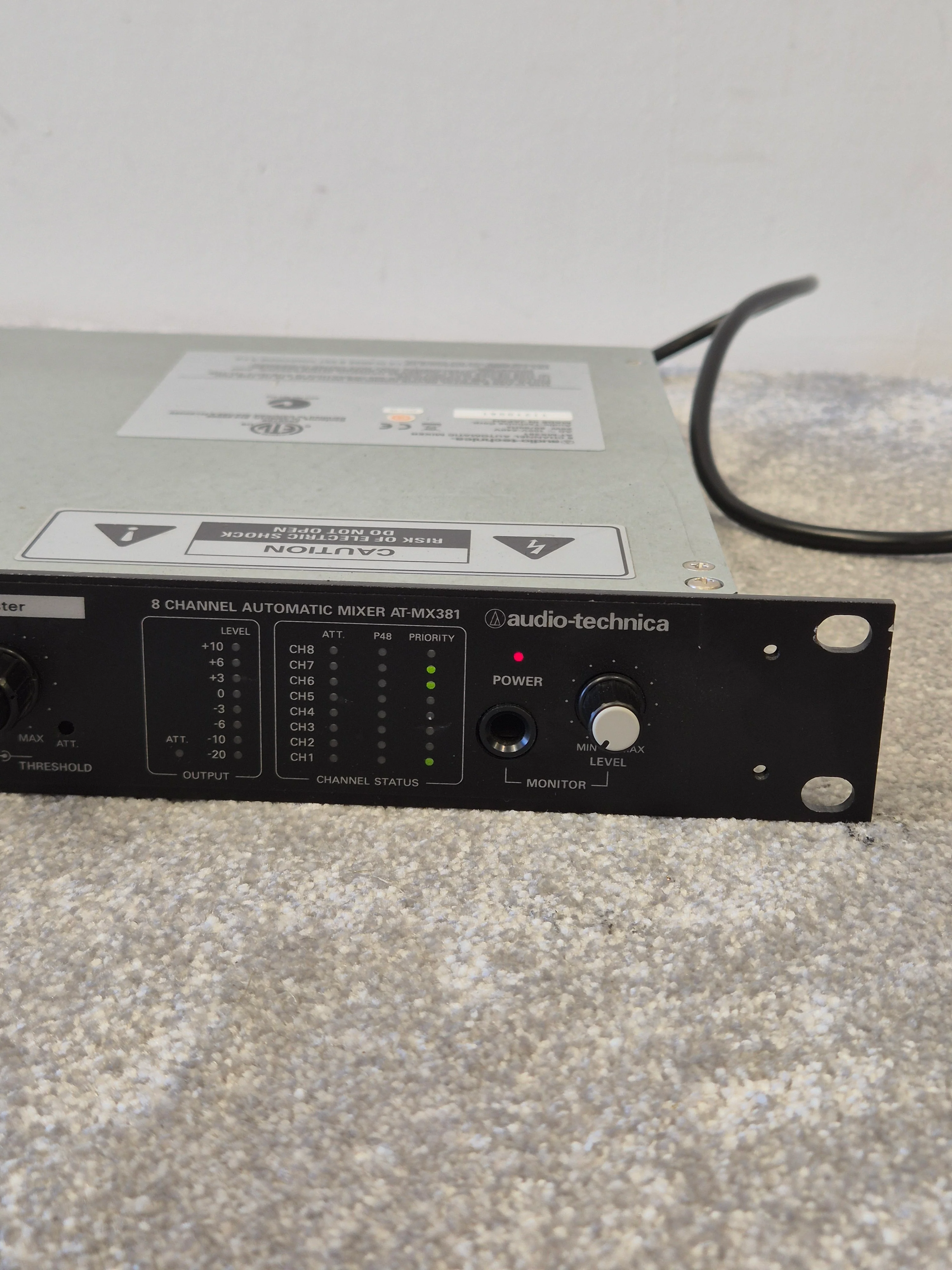 Audio-Technica AT-MX381 - 8 Channel Mixer - Very Good - Image 5