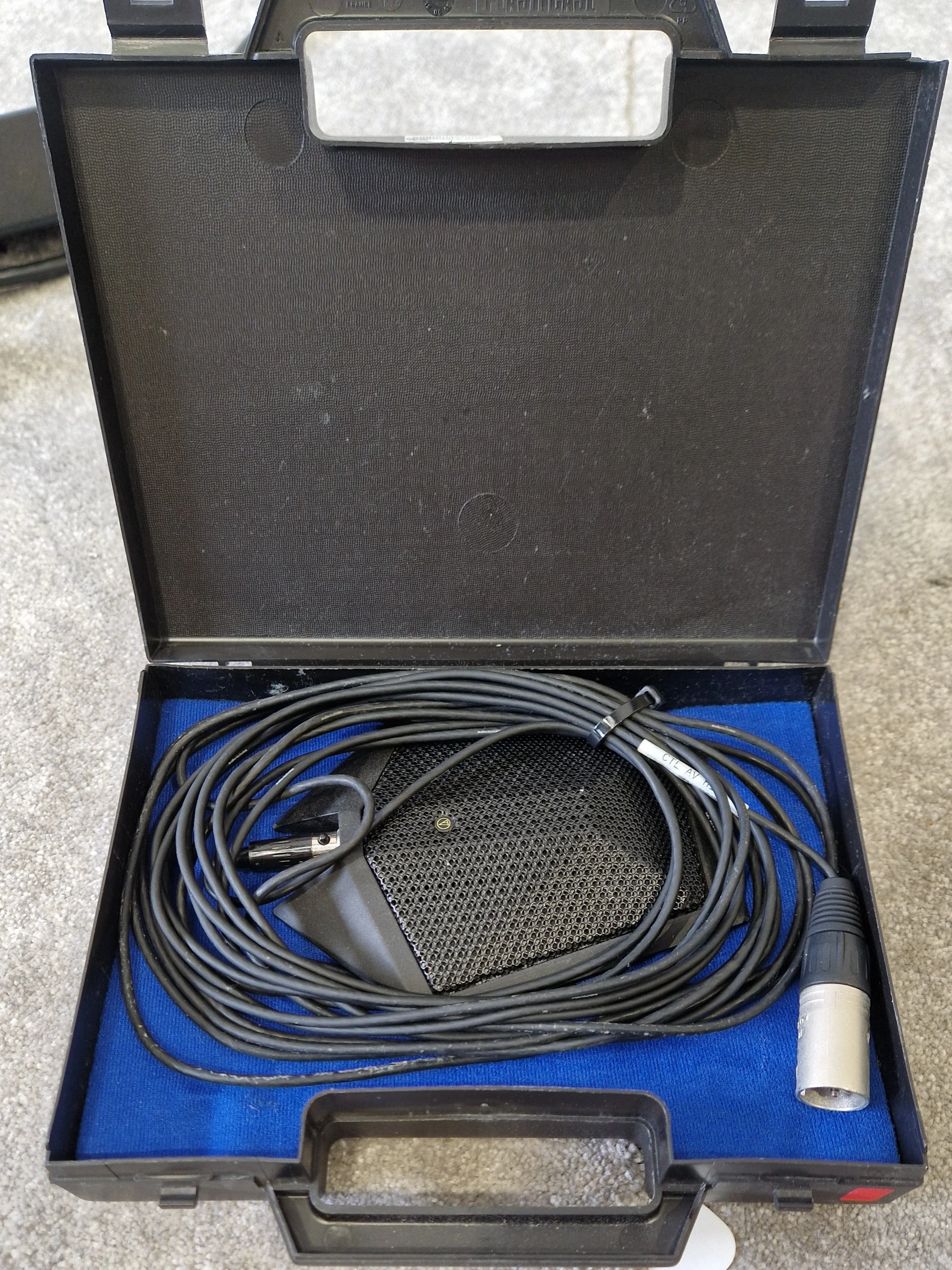 Audio-Technica AT871R UniPlate Boundary Microphone – Very Good w/ Unbranded Case - Image 3