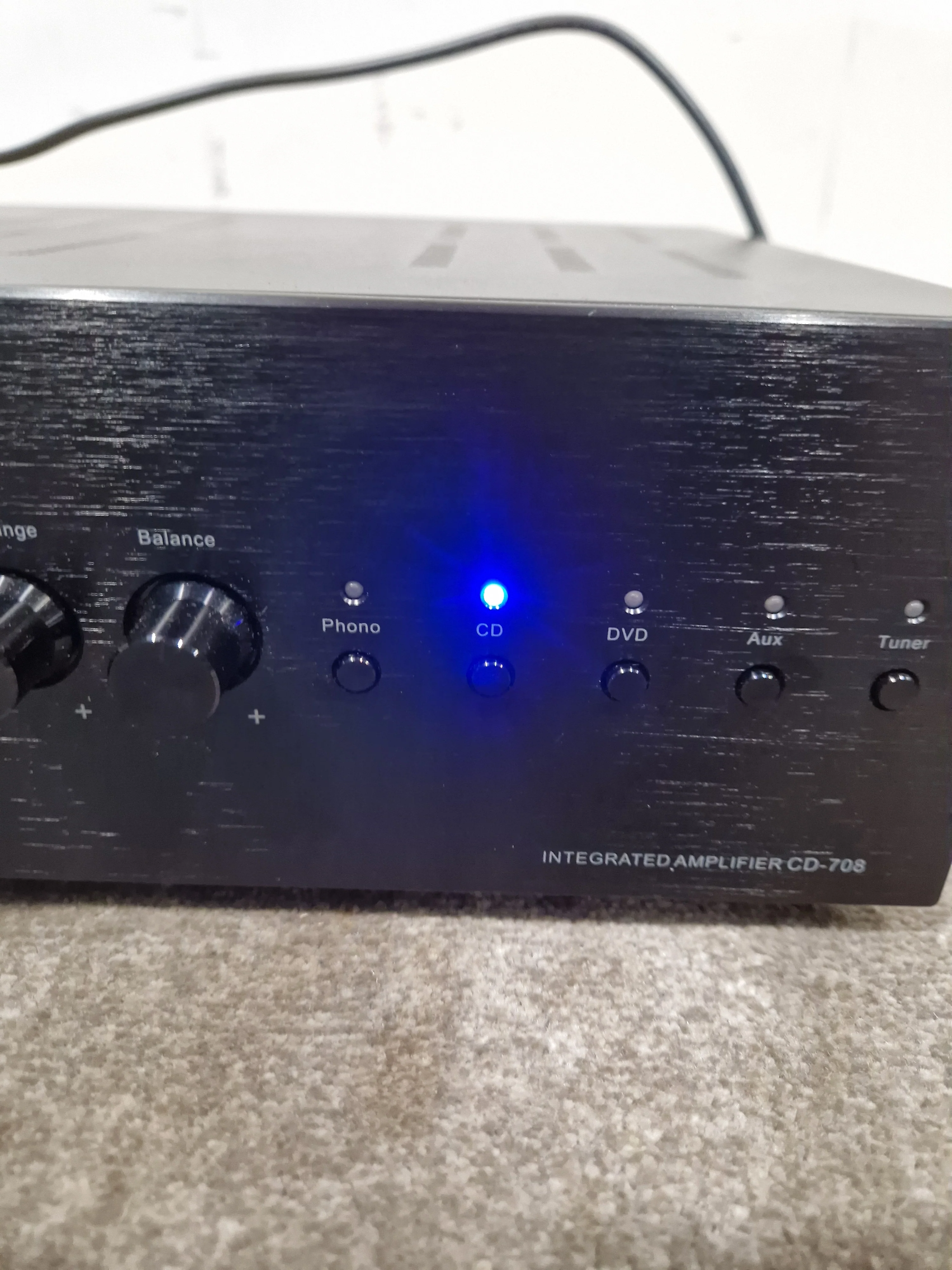 Auna CD-708 - Integrated Amplifier - Black – Integrated Amplifier - Spares or Repair - Image 3